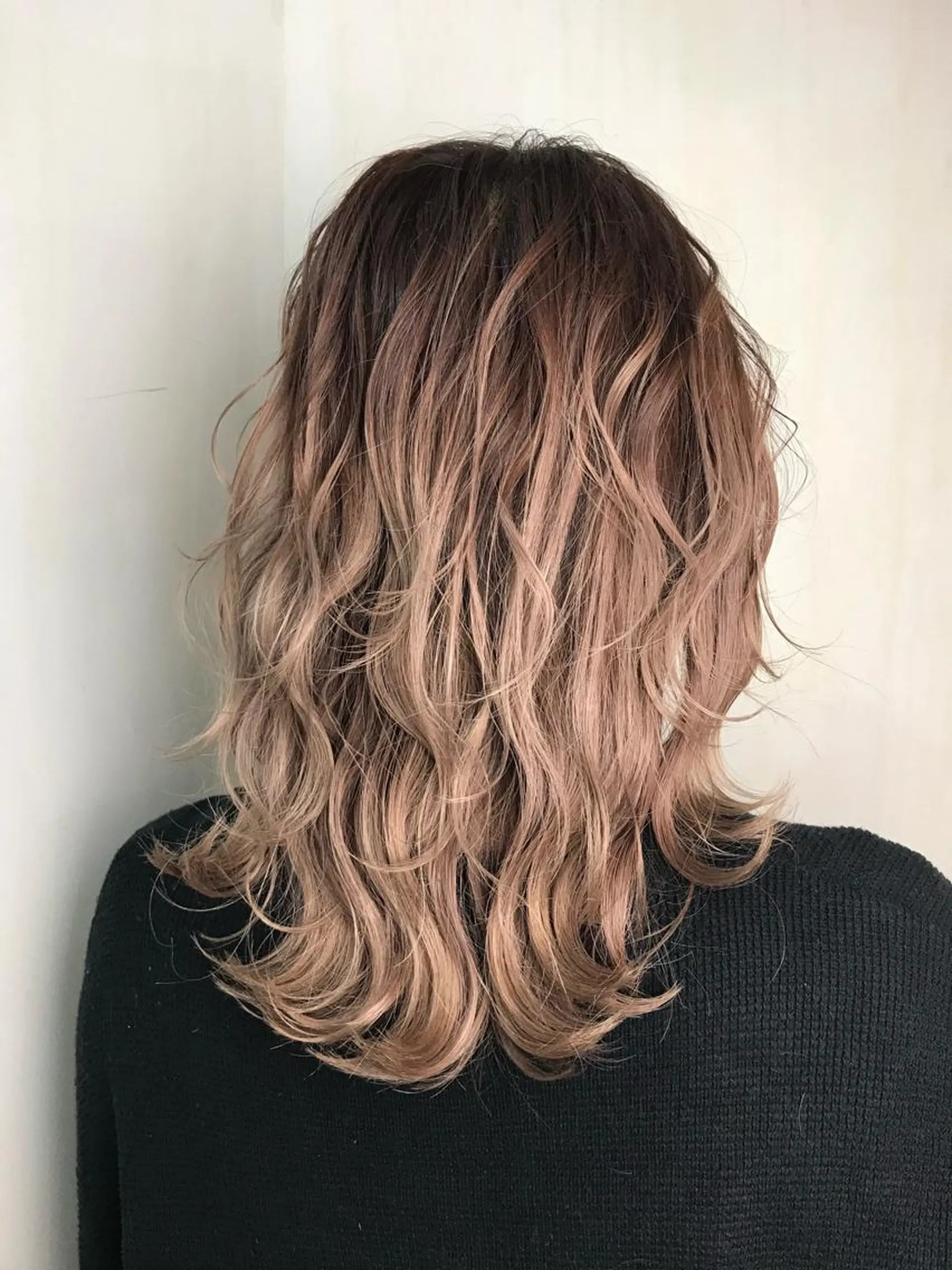 セミロング カラー カット トリートメント ✨韓国風ヘア/艶髪 カラー✨yumeのヘアスタイル