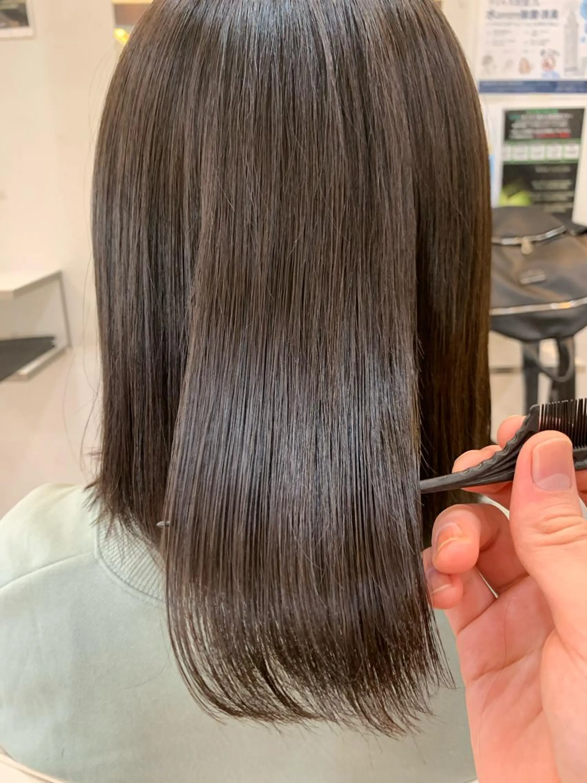 セミロング カラー パーマ&髪質改善職人 稲本　来耶のヘアスタイル