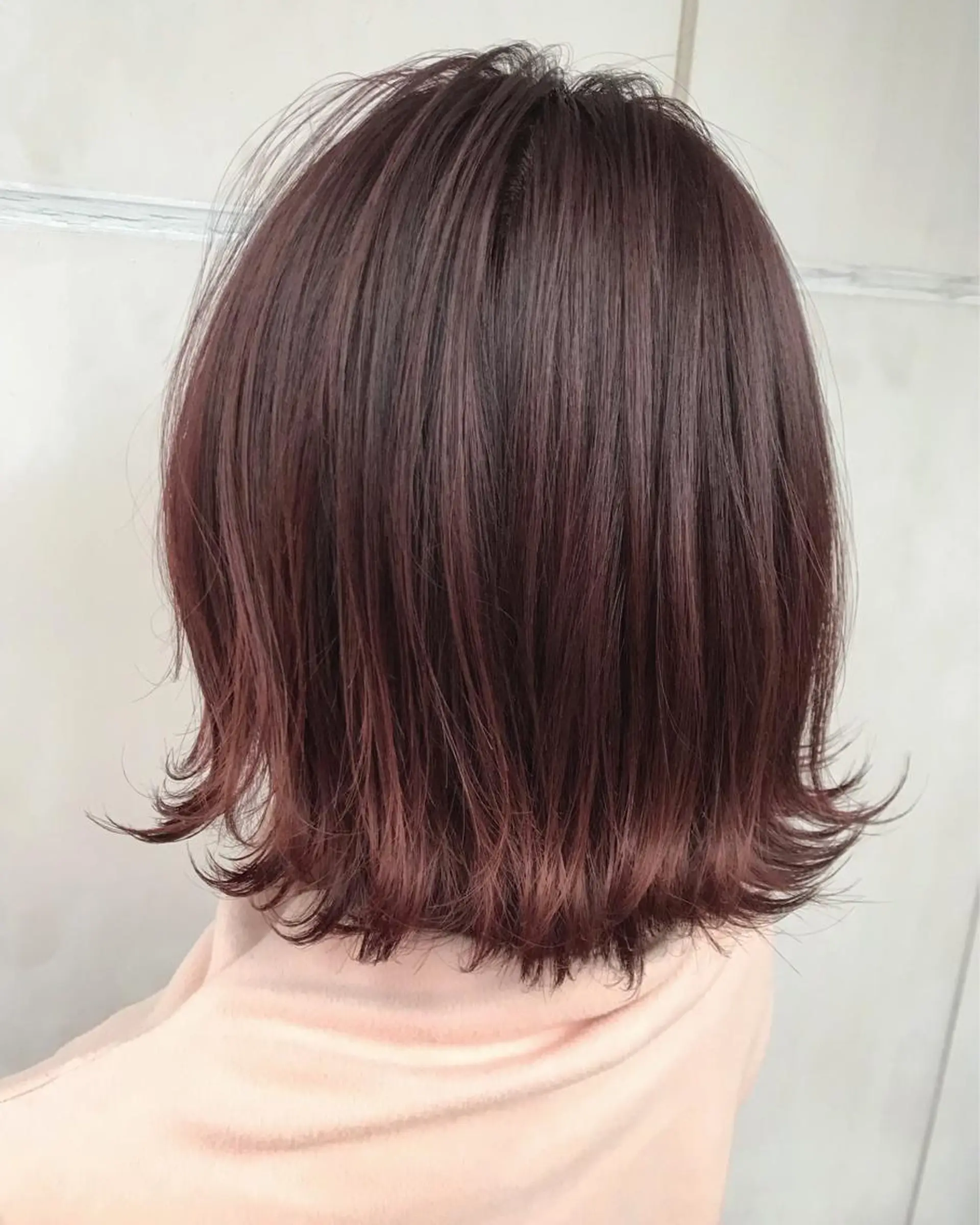 ミディアム カラー ヘアカラー トリートメント 髪質改善will hairdesignのヘアスタイル