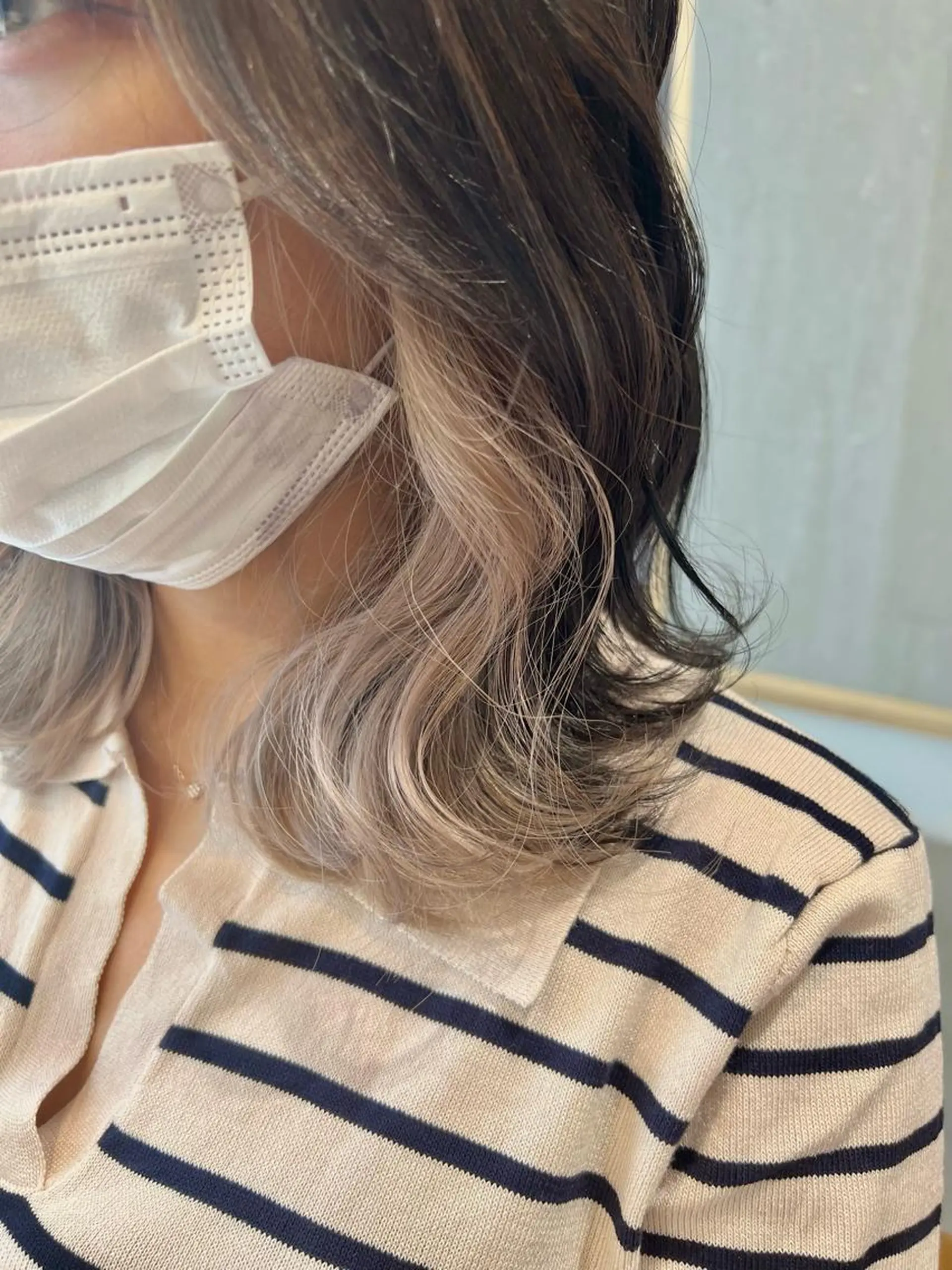 ミディアム カラー 縮毛矯正×艶カラー /中村勇太のヘアスタイル