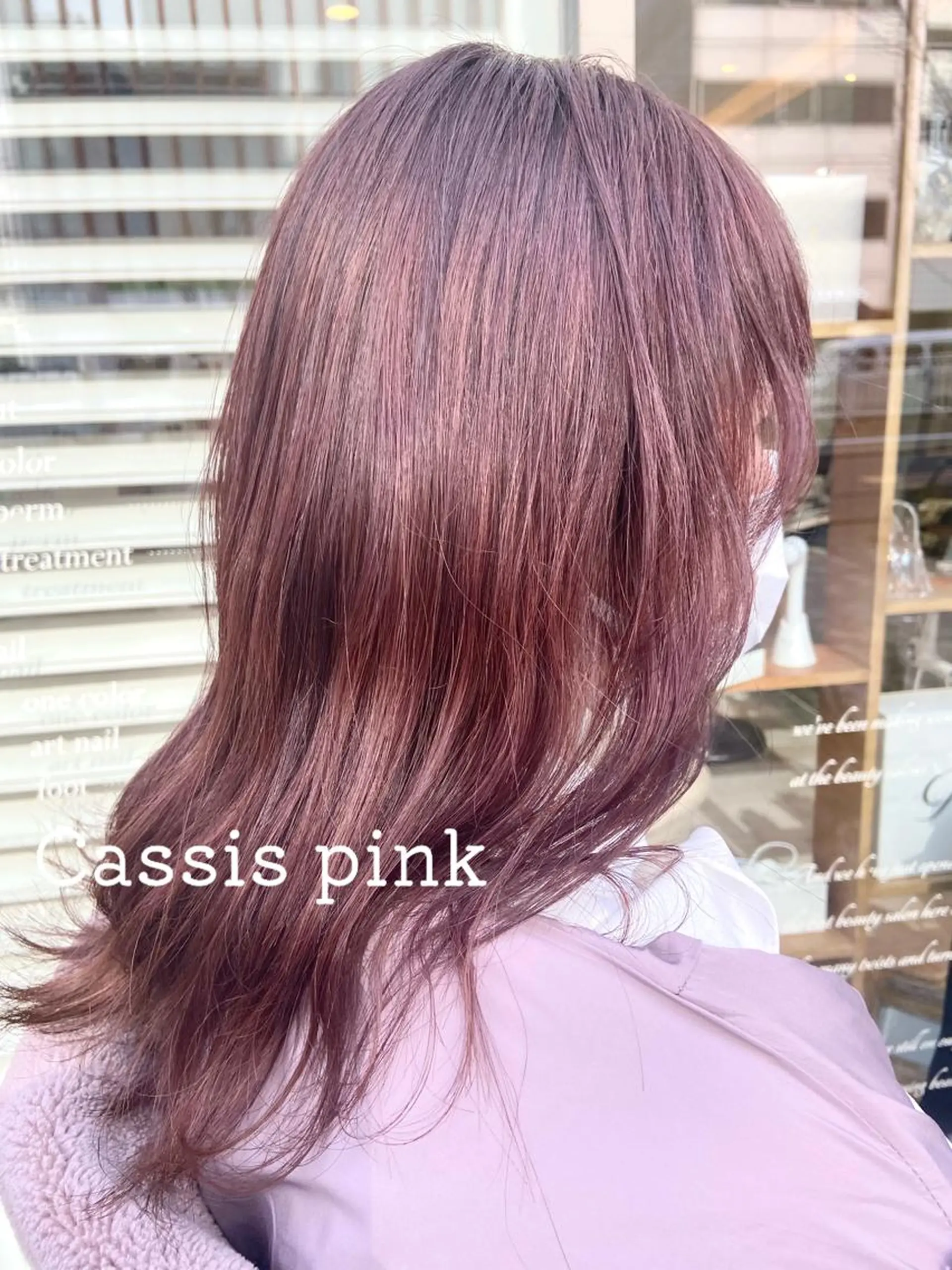 セミロング ネイルモデル🐶 とみやまふうか ⭐️のネイルデザイン