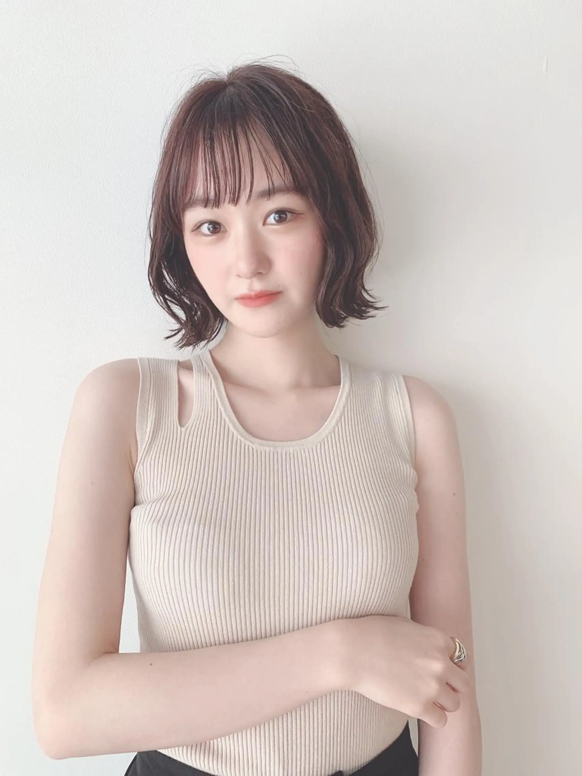 ショート カラー カット ヘアカラー なりたいが叶う ながしまじゅんきのヘアスタイル