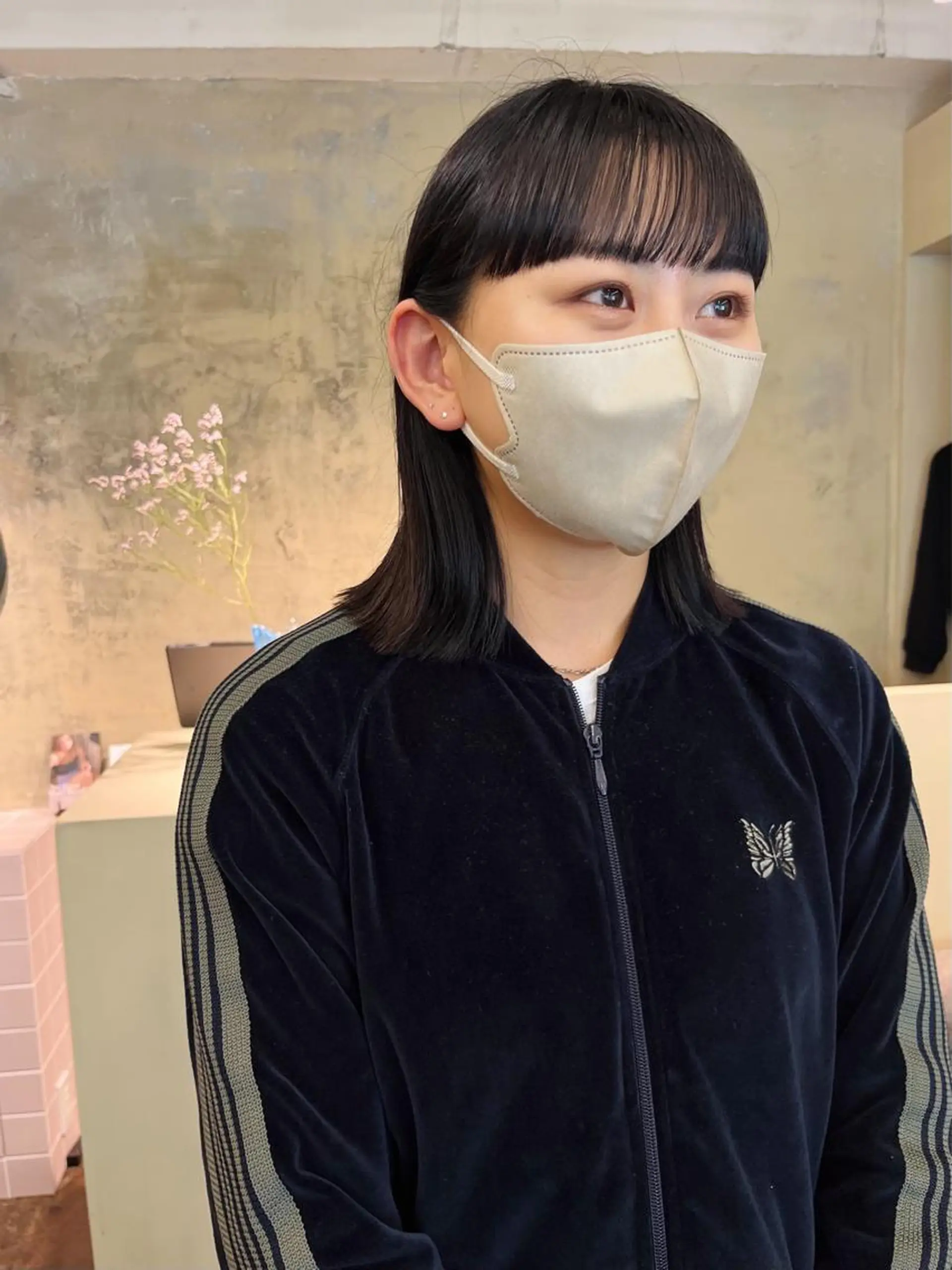 ミディアム ワイドバング 西山 紗耶香🪽 透明感カラー/ボブのヘアスタイル