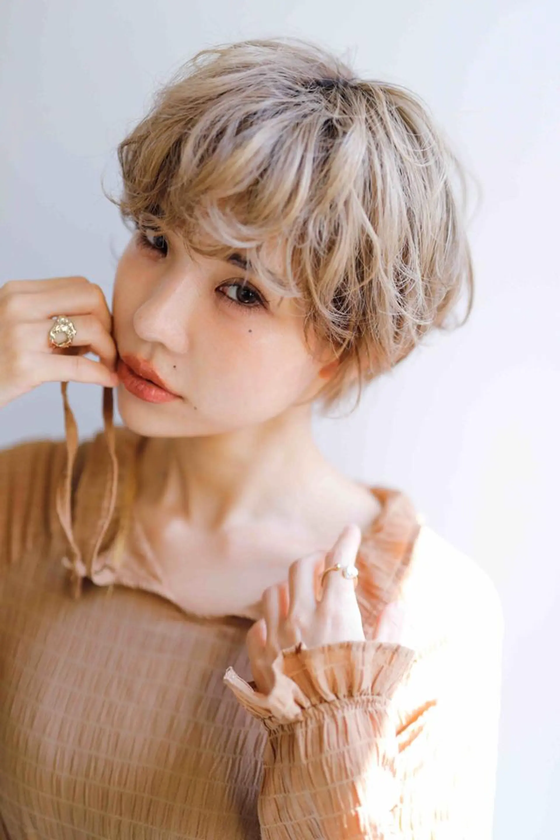 ショート カラー N° jemica 札幌のヘアスタイル