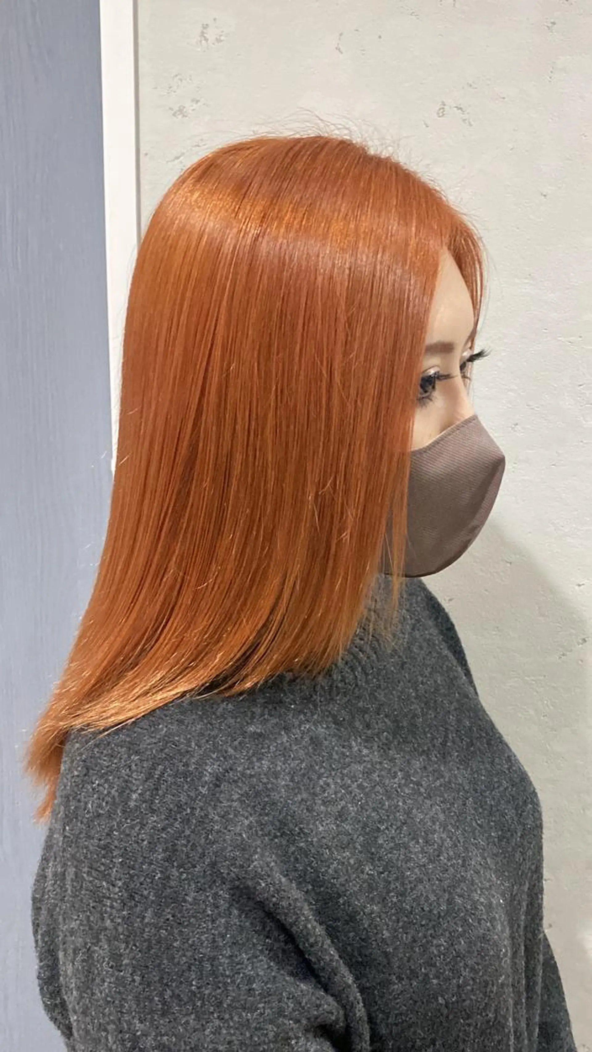 セミロング カラー JOS所属・上野/エフェクトブリ ーチ✂︎touiのヘアスタイル