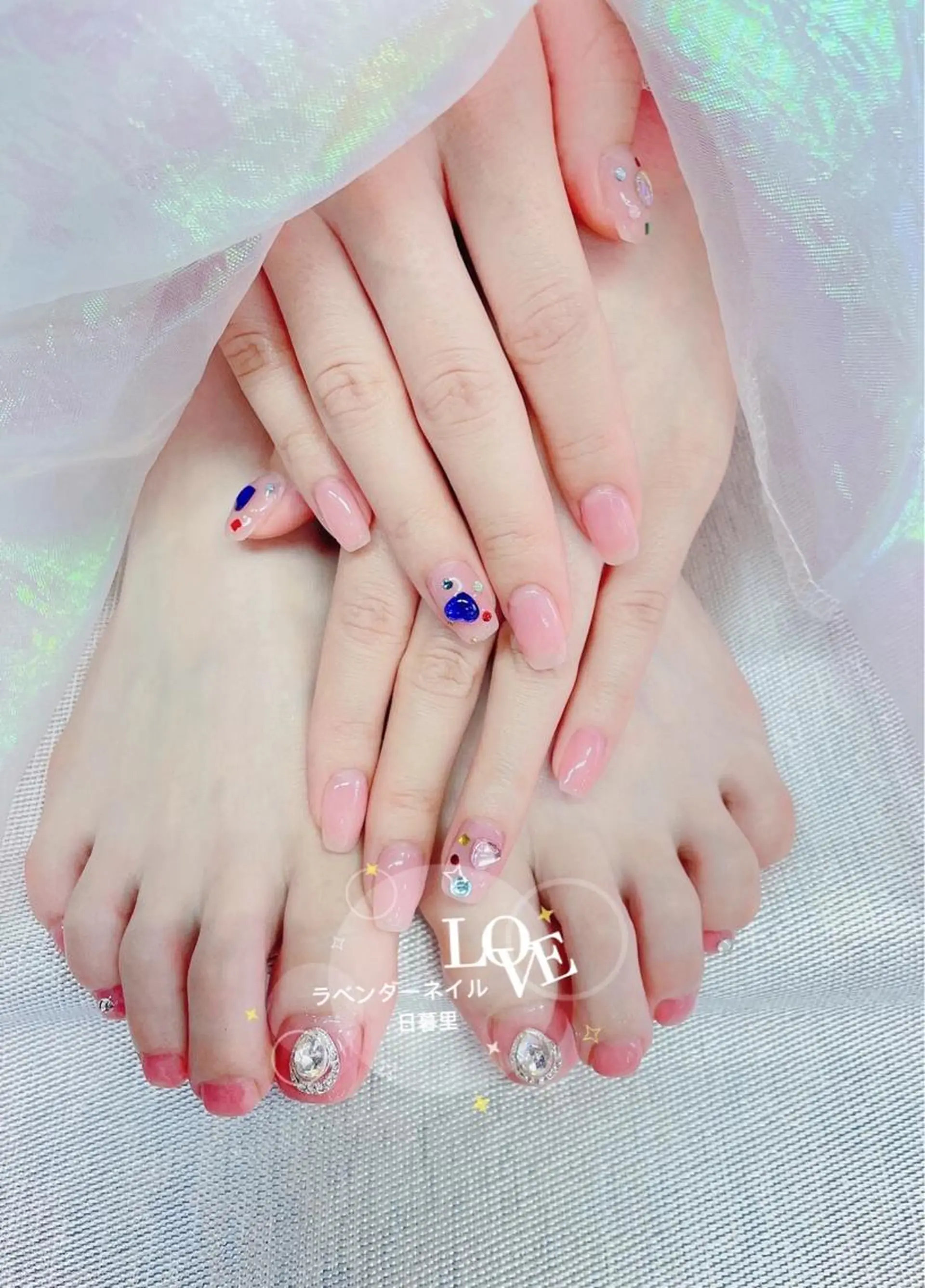 ネイル ラベンダー💖日暮里 ルル💖ネイルのネイルデザイン