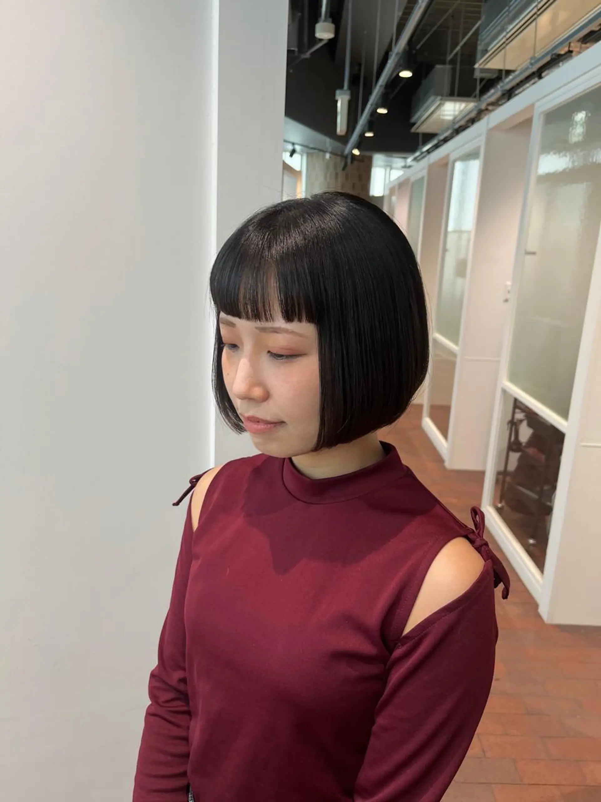 ショート マンツーマン 縮毛矯正/マユコのヘアスタイル