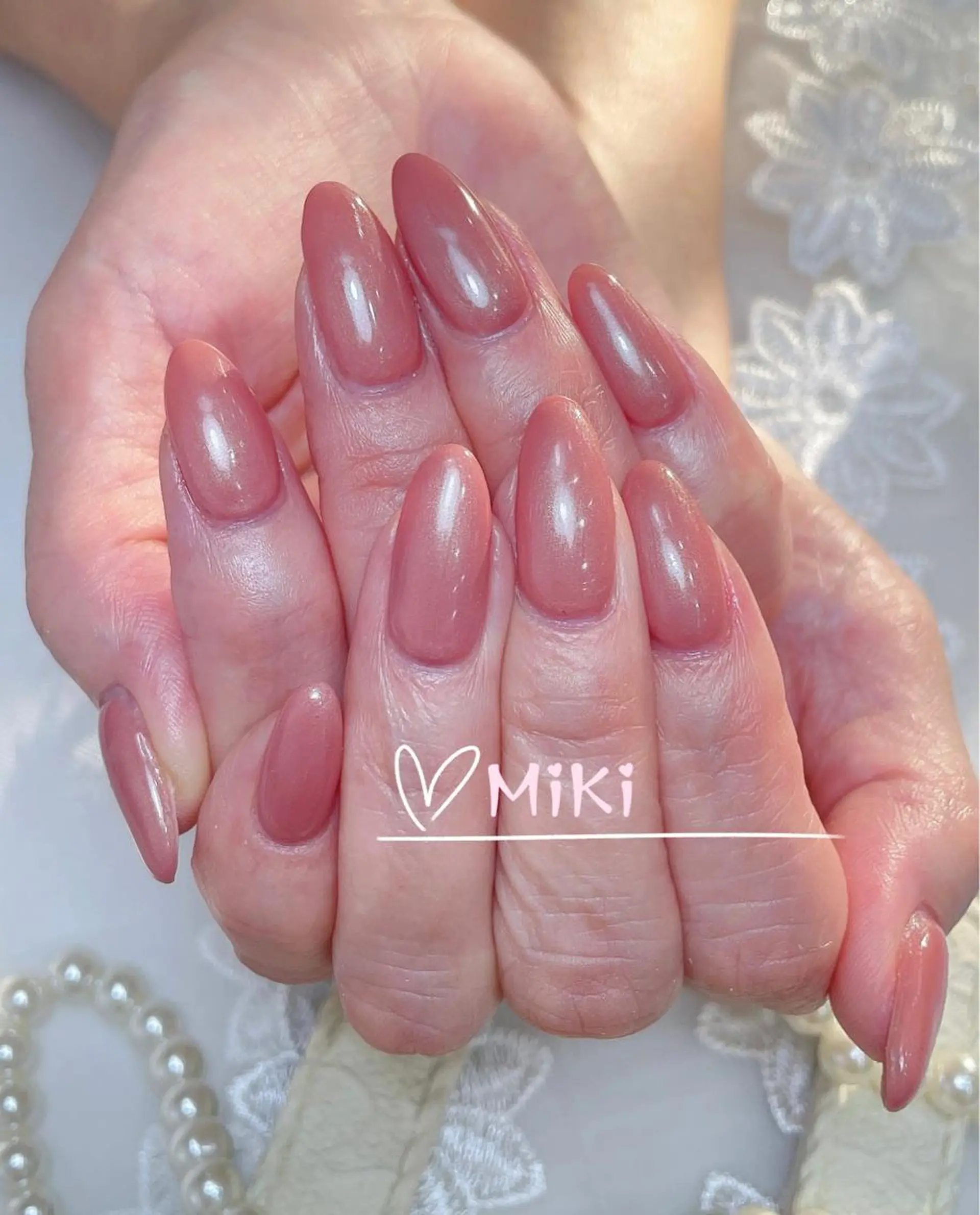 ネイル ハンドネイル ハンドケア 🦋 MiKi 🦋 ネイルサロンのネイルデザイン