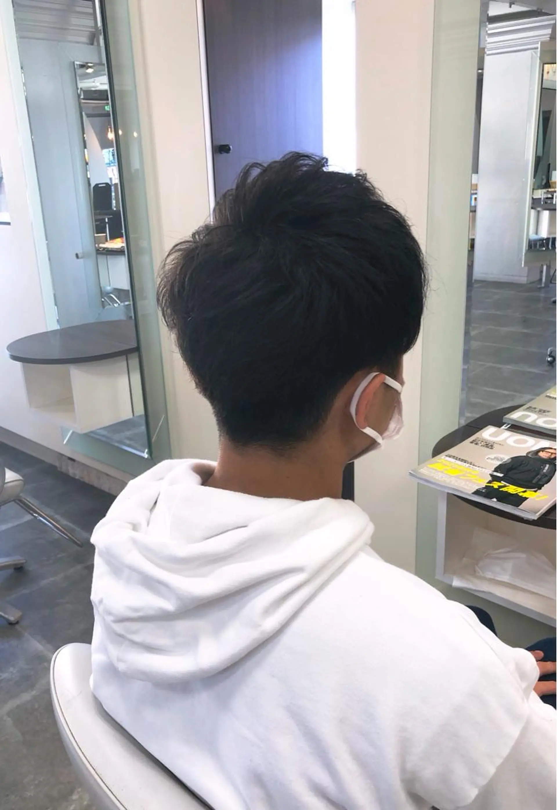 メンズ カット ヘッドスパ レイヤーカット ショート/宮本洋介のヘアスタイル