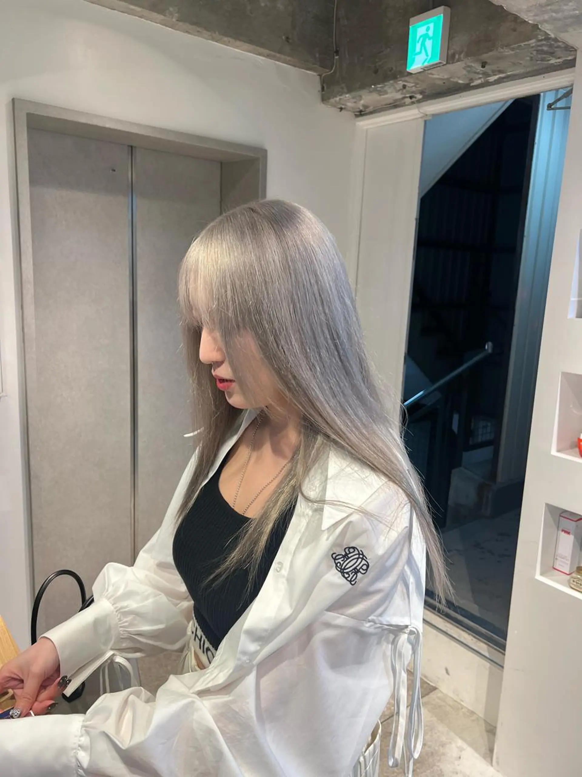 ロング カラー メンズ リコ ハッシュカット 韓国レイヤーのヘアスタイル