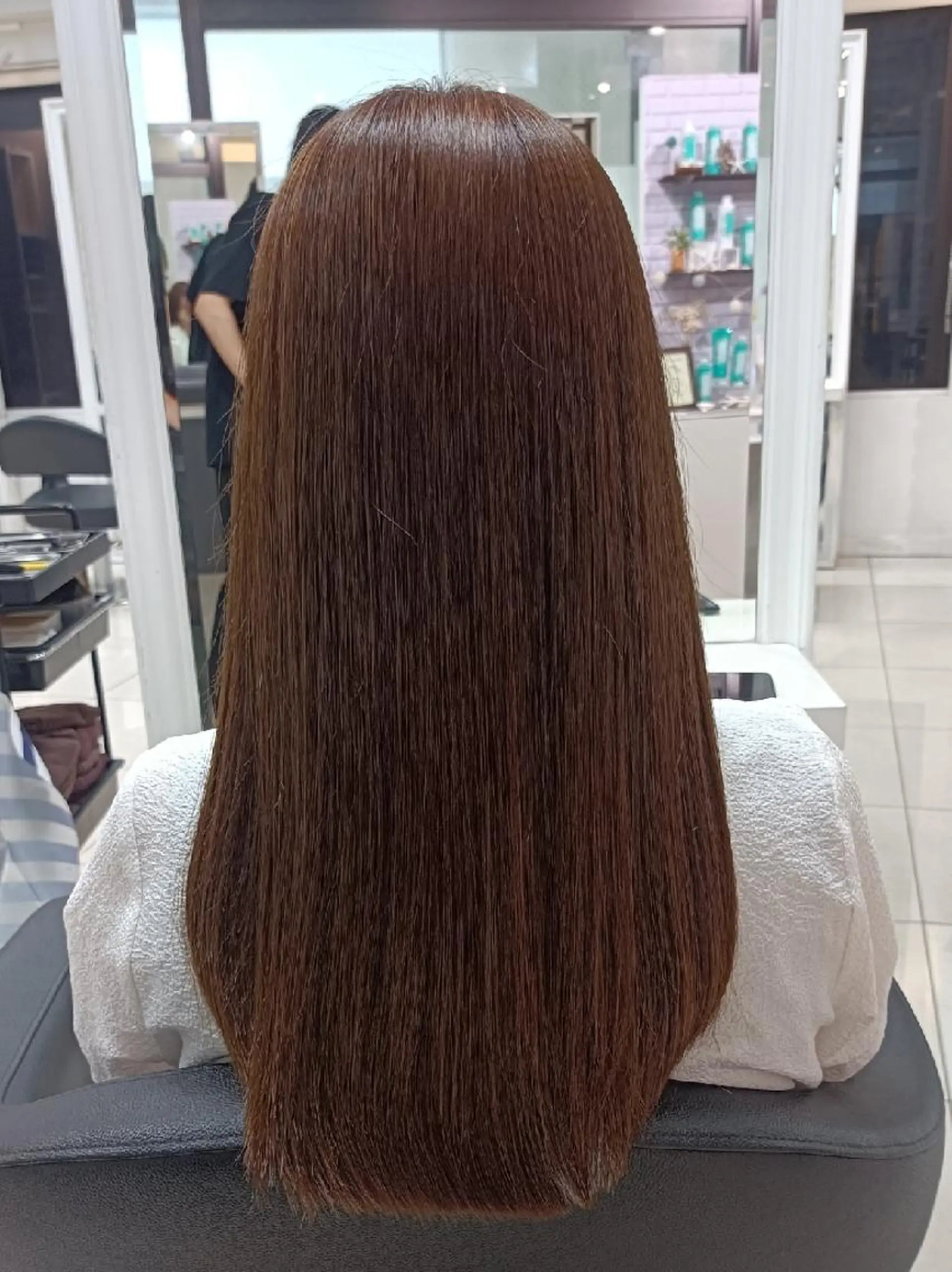 ロング 【縮毛矯正/レディー スカット】美涼🎀のヘアスタイル