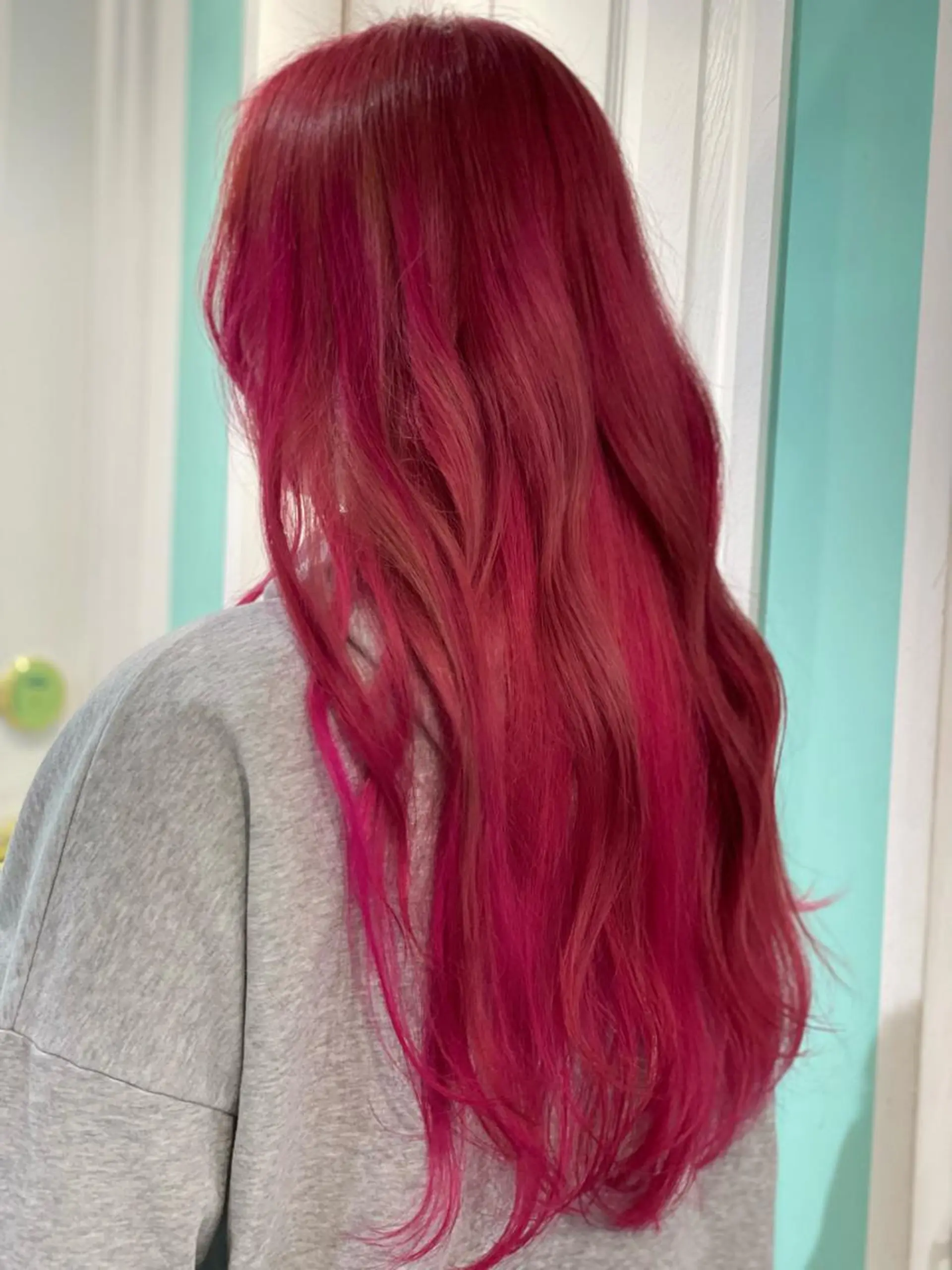 ロング 原 千景のヘアスタイル