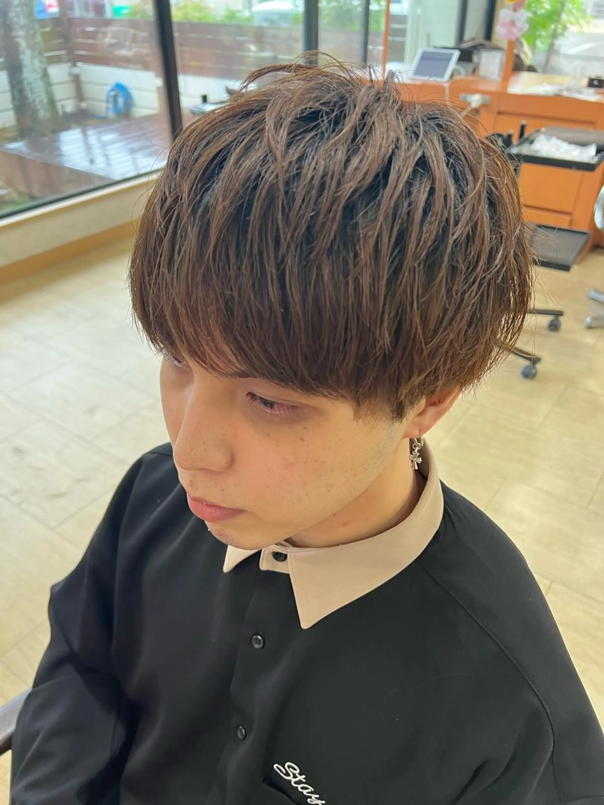 メンズ マッシュ カット 仕上がり満足度 No.1池田篤史のヘアスタイル