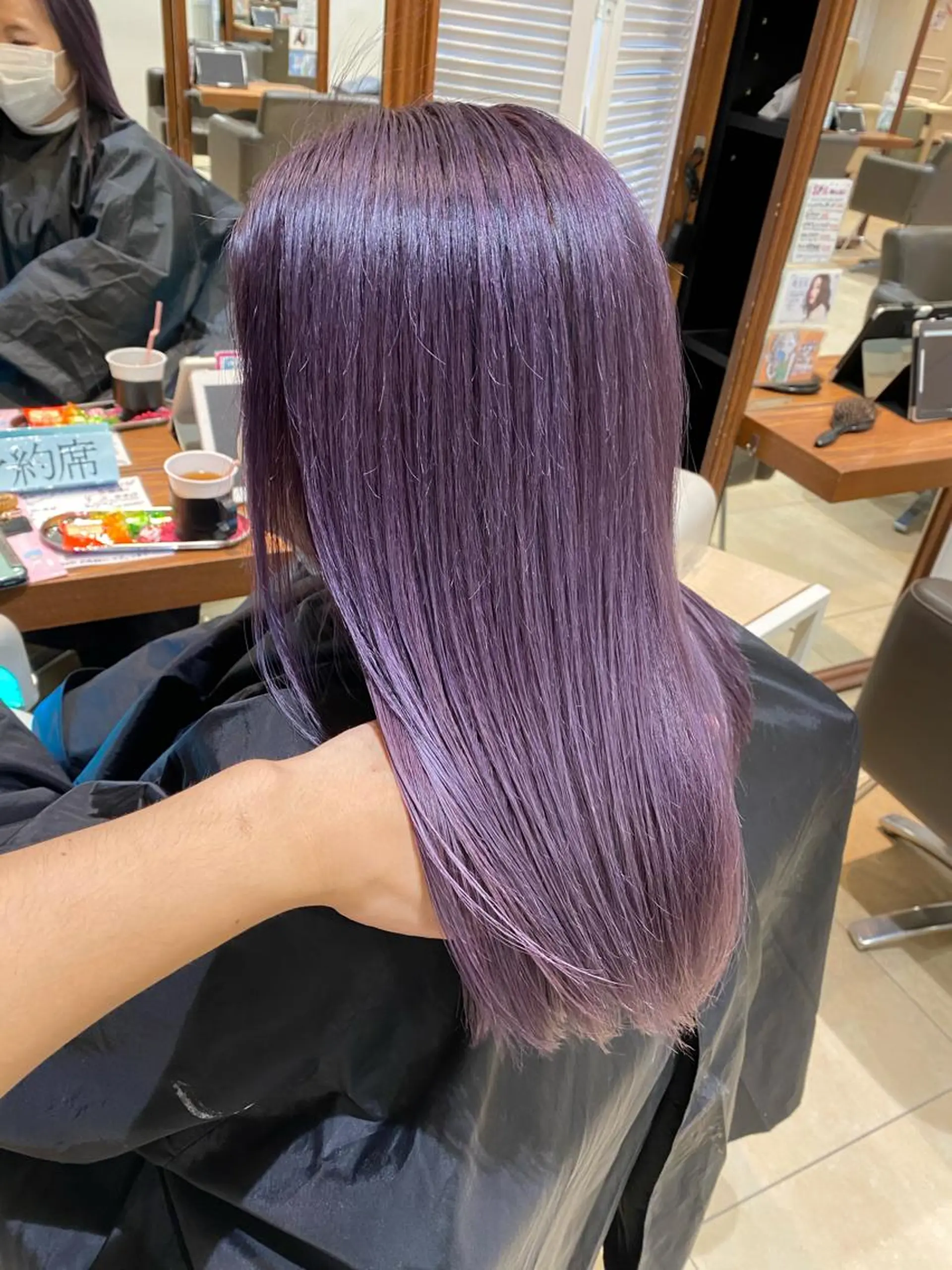 セミロング アッシュ カット ヘアカラー トリートメント Rubik's江坂 ルービックえさかのヘアスタイル