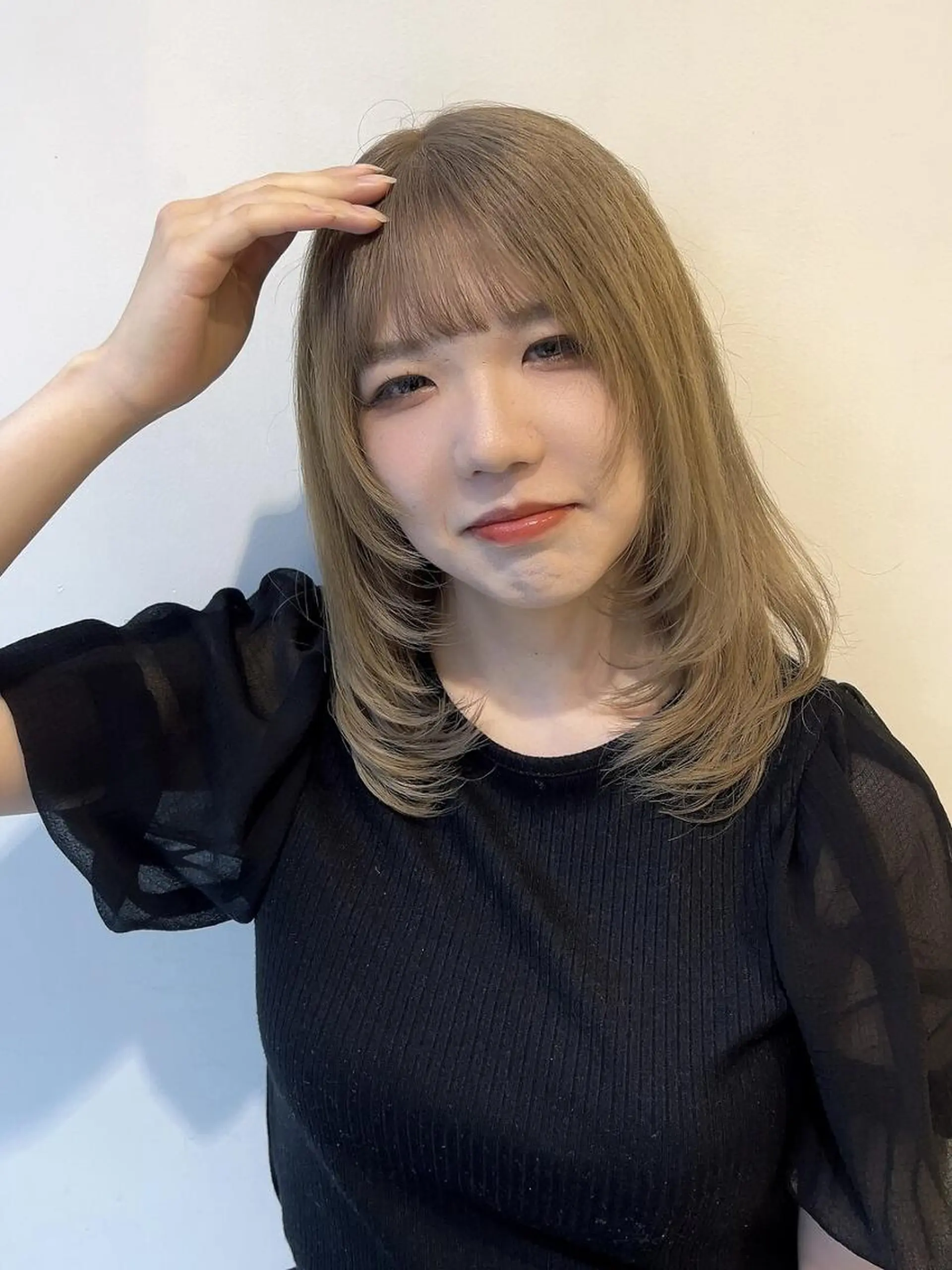 セミロング モデル募集/カレン /レイヤーカットのヘアスタイル