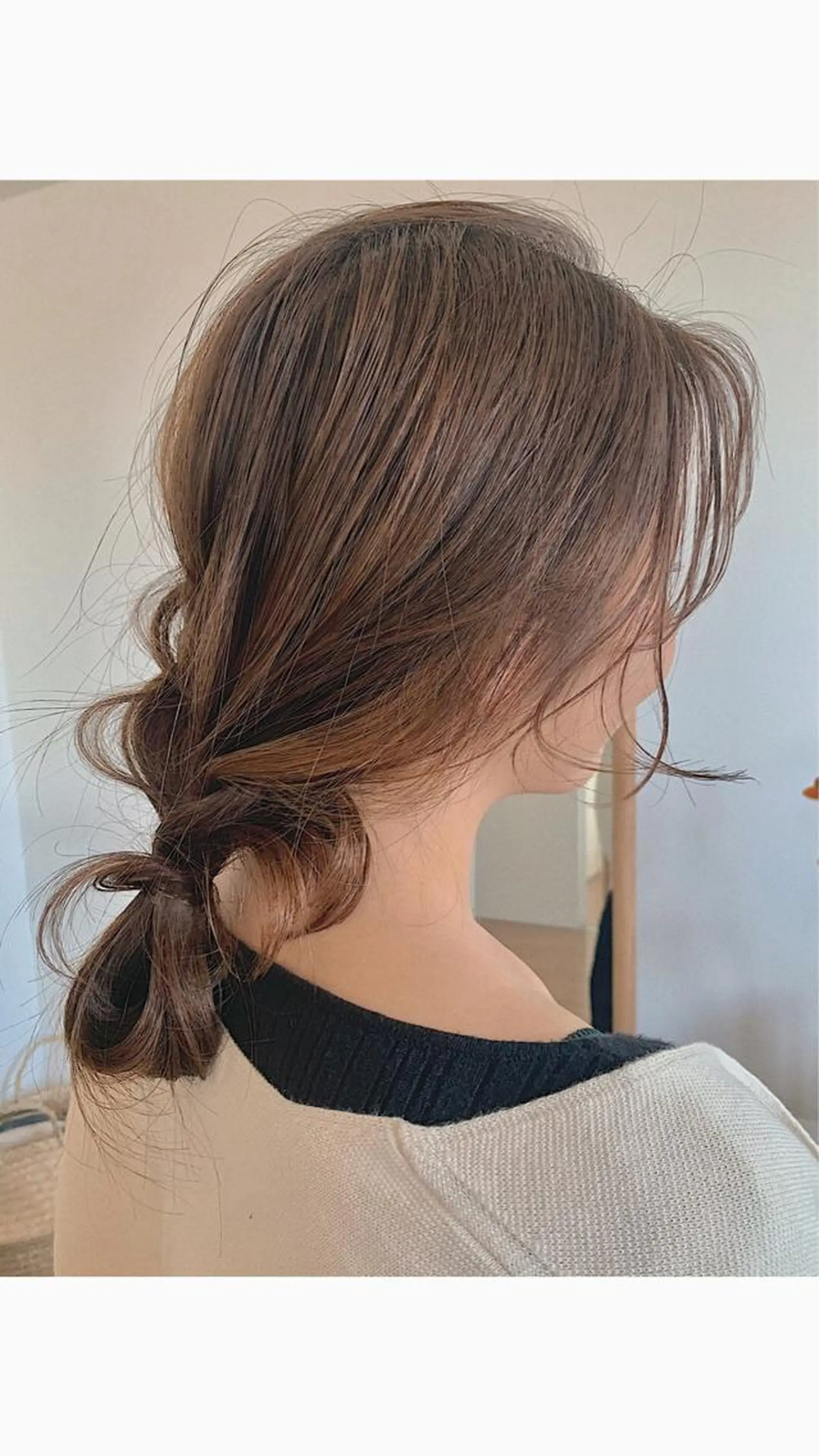 セミロング ヘアアレンジ 長井 徹行のヘアスタイル