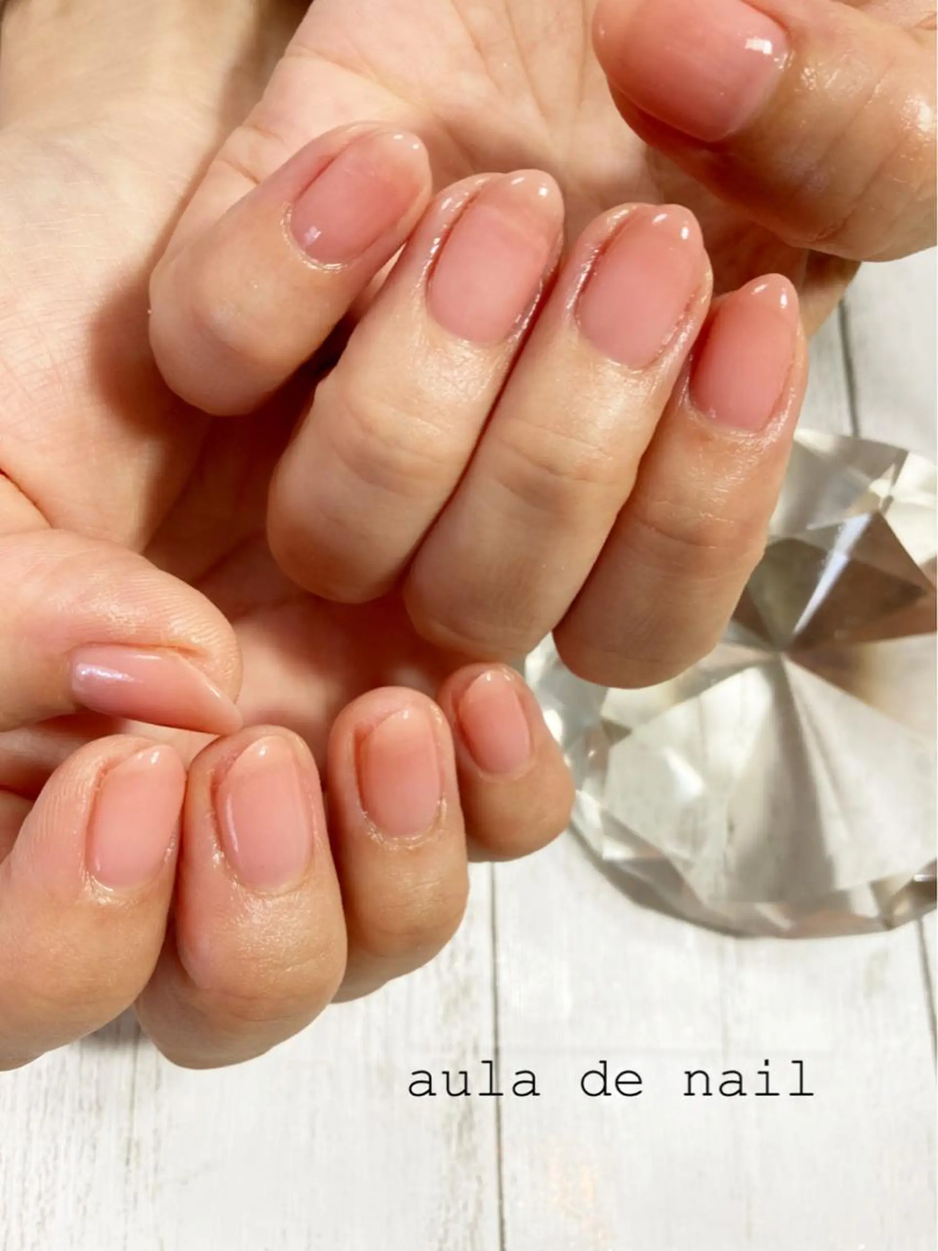 ネイル ピンク ハンドネイル auladenail アウラデネイルのネイルデザイン