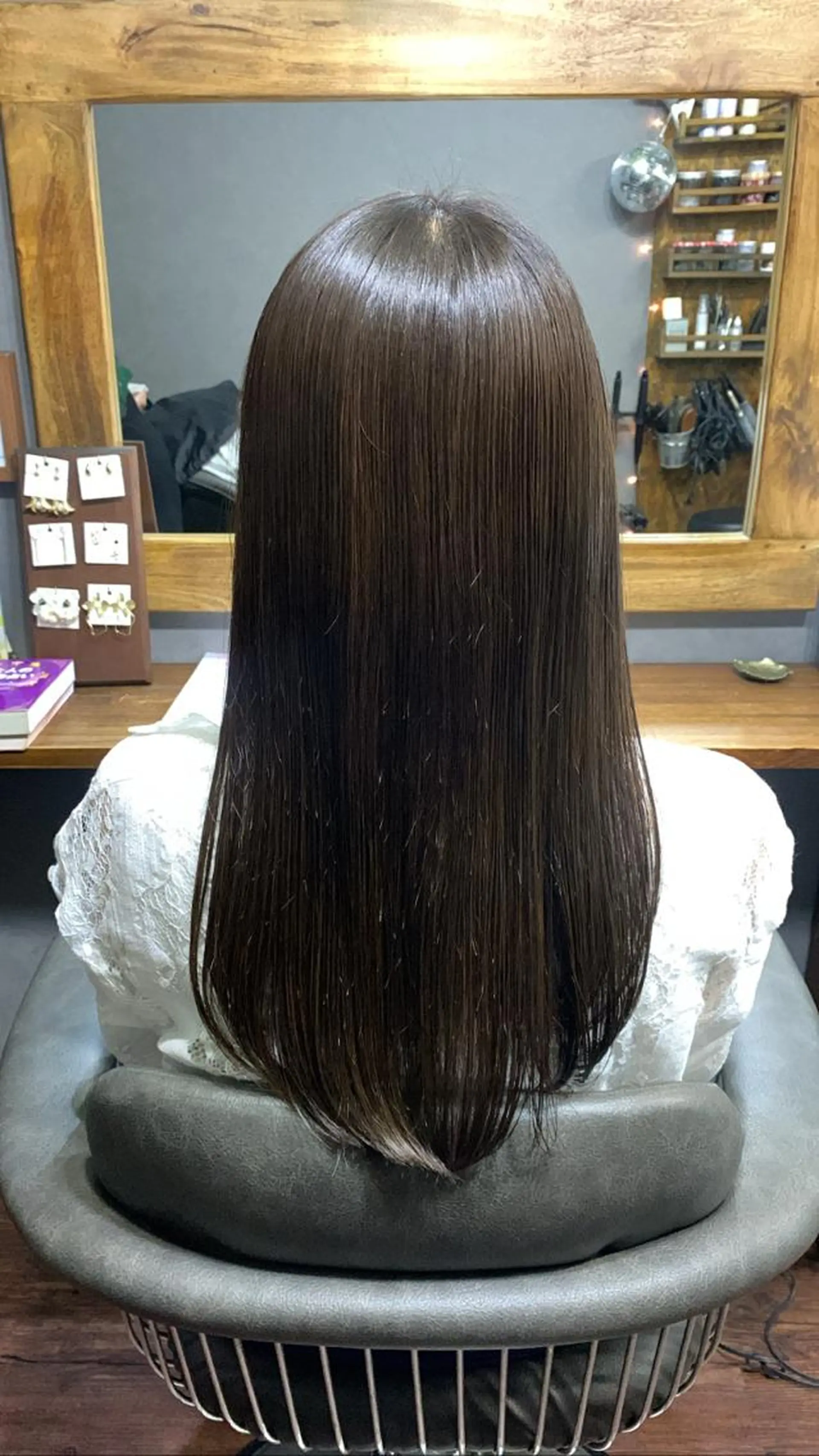 セミロング カラー ヘアカラー トリートメント chouette/ 根本優希のヘアスタイル