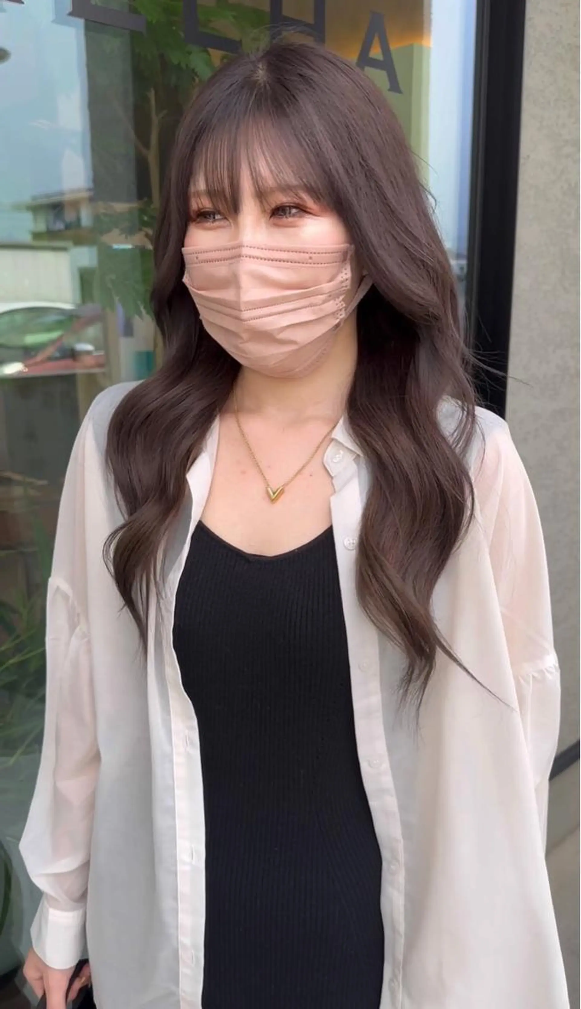 ロング ヘアカラー トリートメント 手塚 亮汰のヘアスタイル