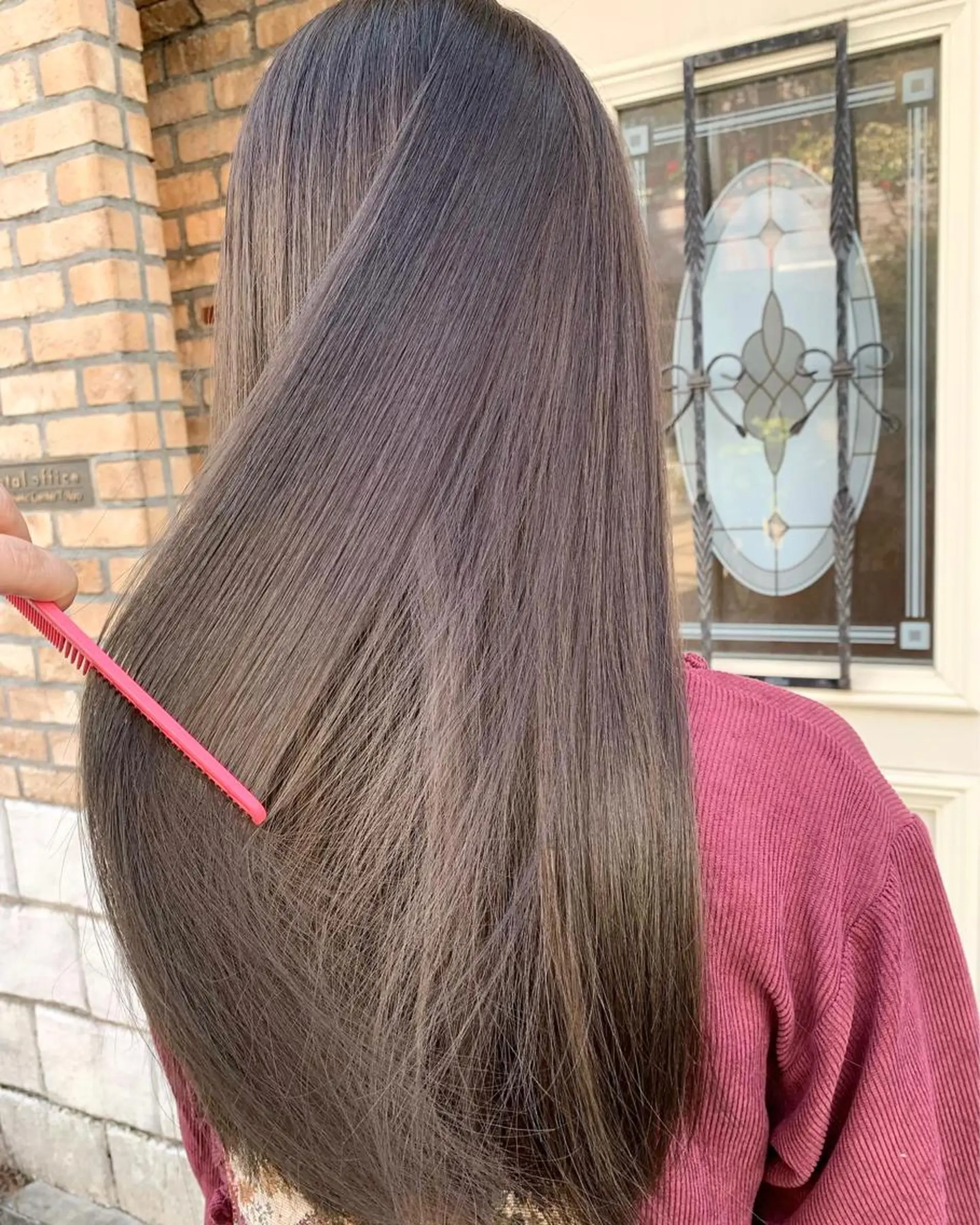 ロング カラー アッシュ 透明感カラー 似合わせカラー🫶 小川千波のヘアスタイル