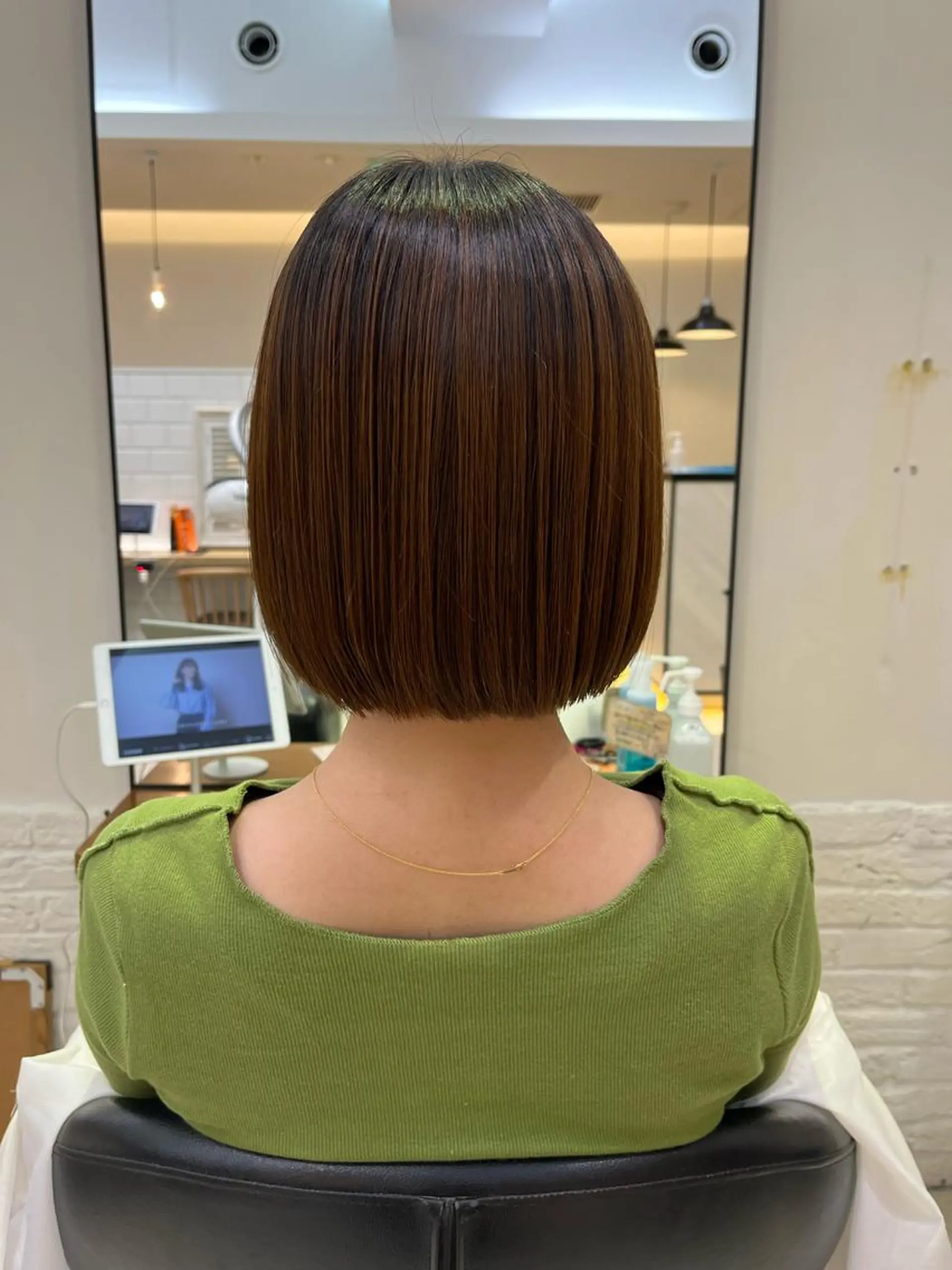 ミディアム ボブ コテ巻き風パーマ🫧 麻尋のヘアスタイル