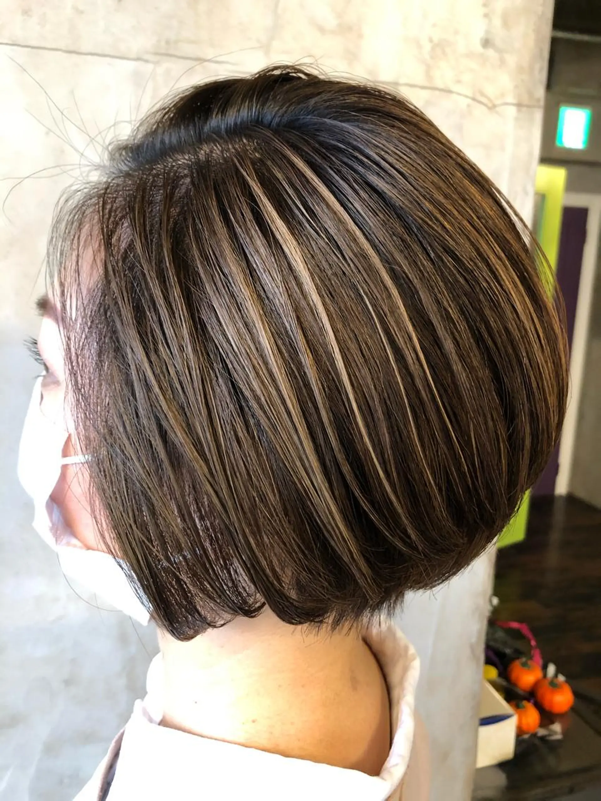 ショート カラー ブリーチ ケアブリーチ ハイライトカラー メッシュ ハイライト ∮フェードスタイル∮ 加藤嘉陛のヘアスタイル