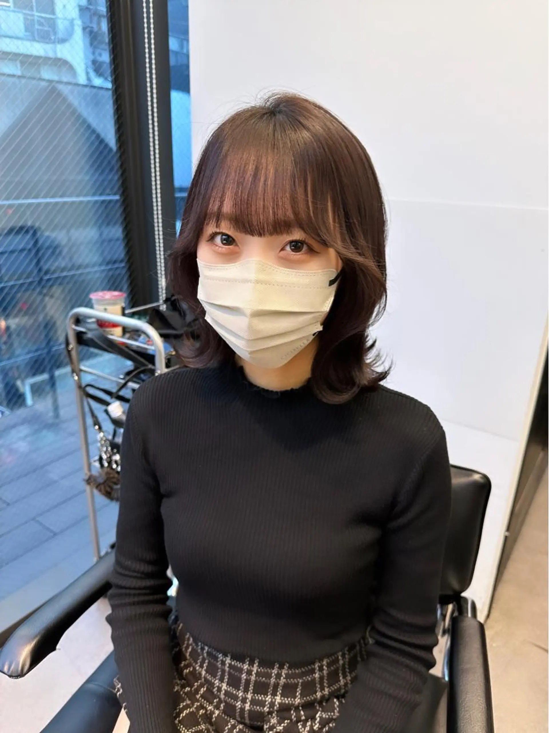 ミディアム カラー 韓国ヘア 店長NEGIのヘアスタイル