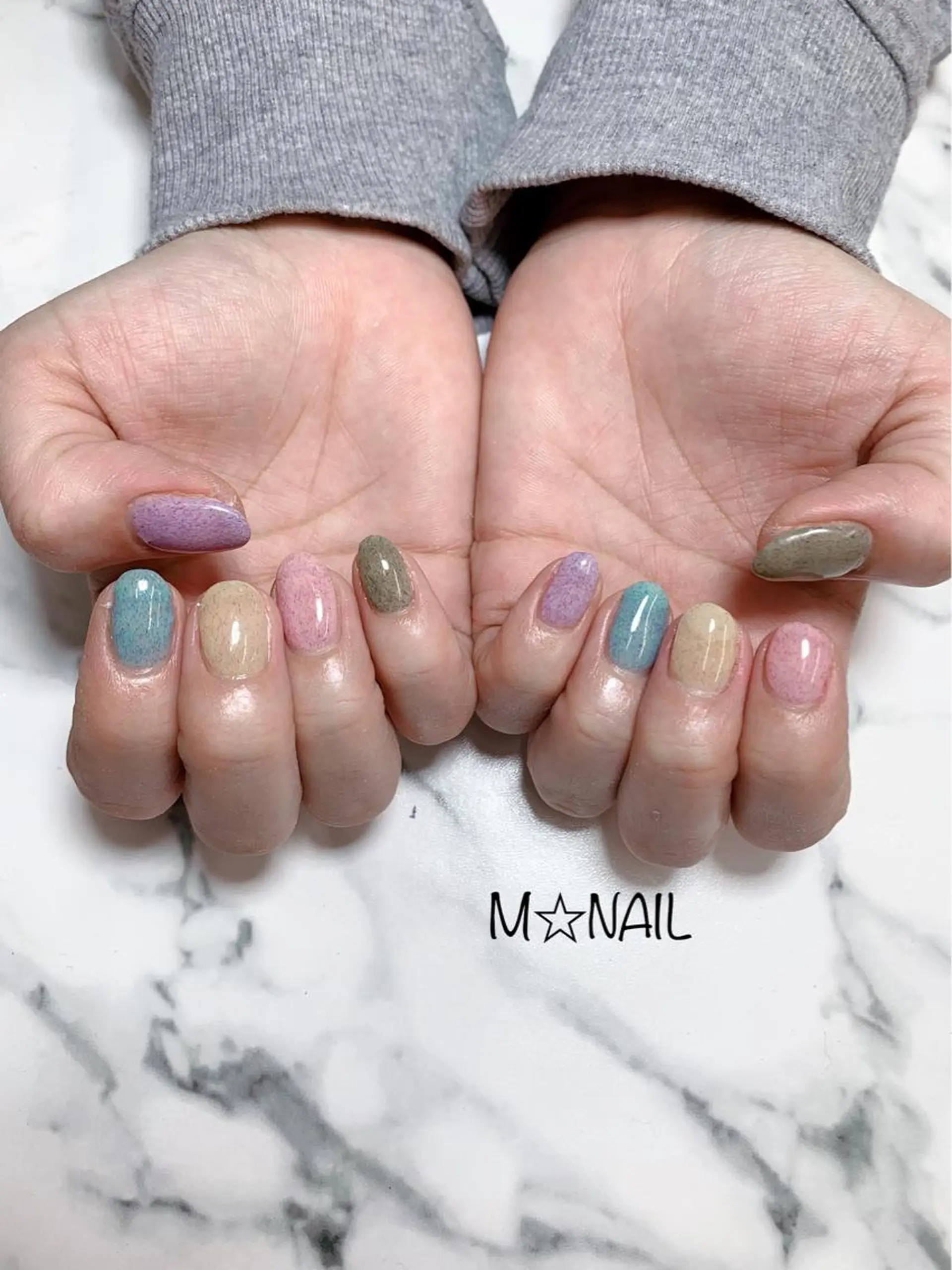 ネイル ハンドネイル M☆ NAILのネイルデザイン