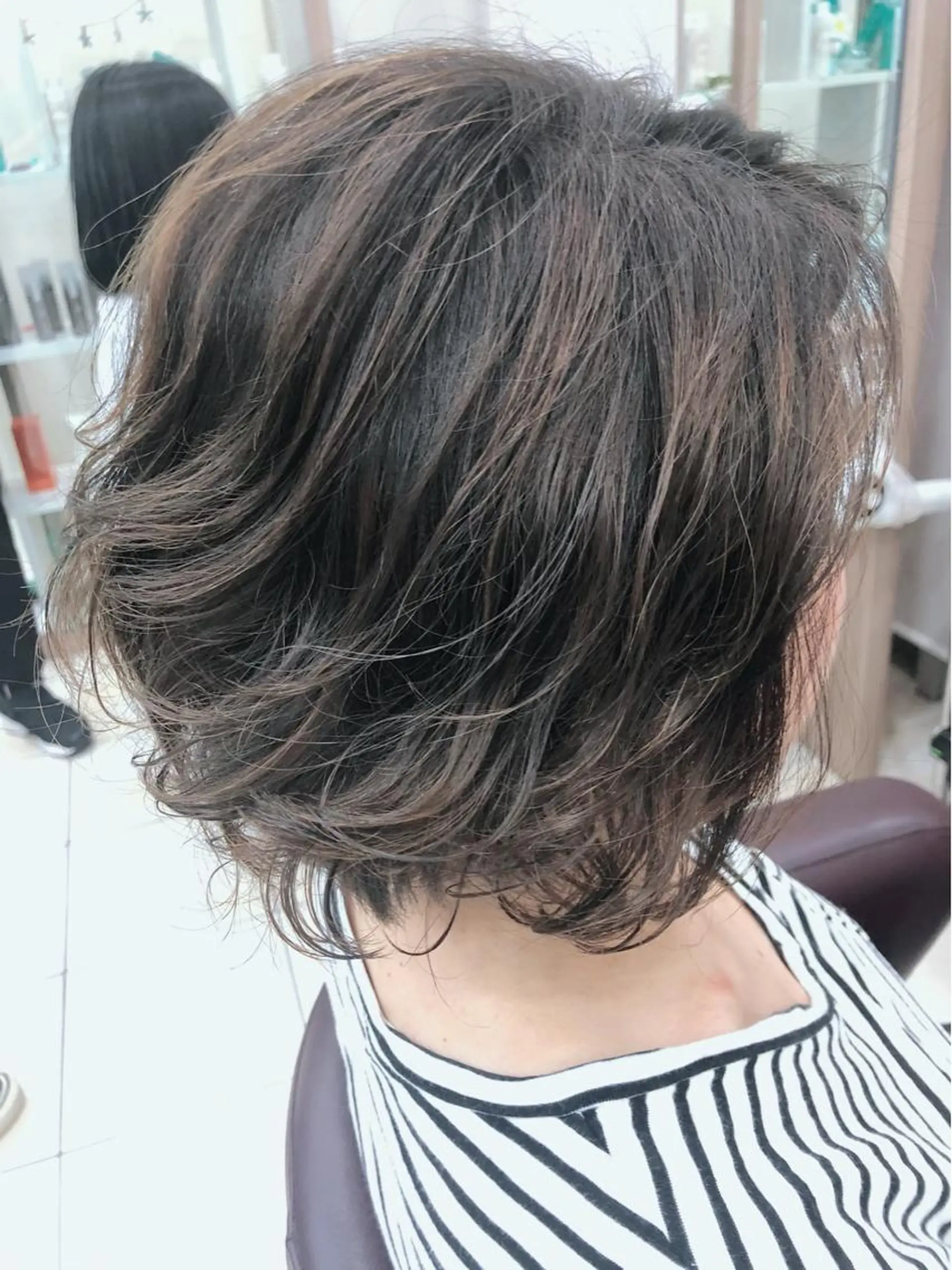 ショート カラー パーマ 産休中です。 🌹sayu🌹のヘアスタイル