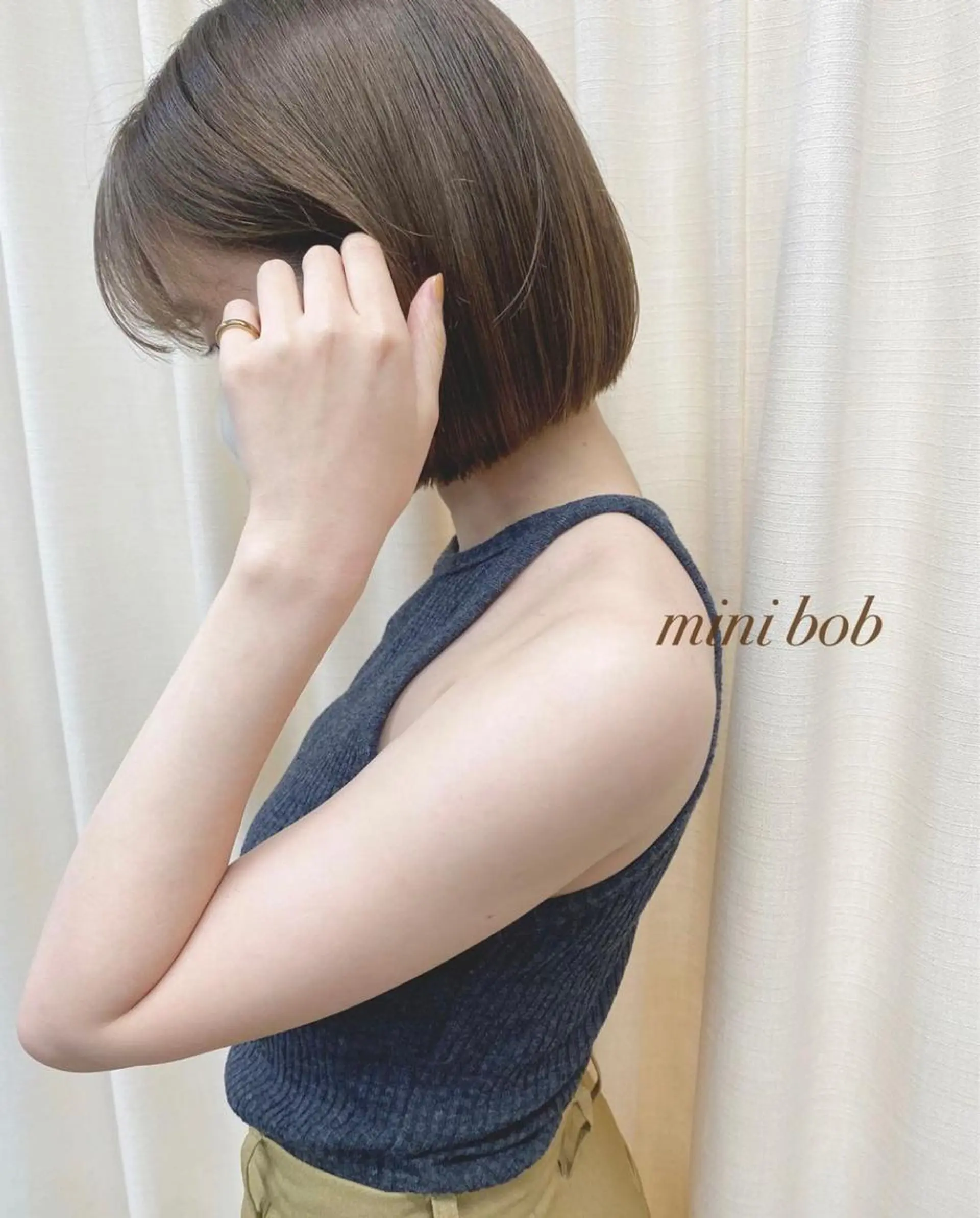 ショート カラー 似合わせカット 鈴木早記　insta →saki_03sのヘアスタイル