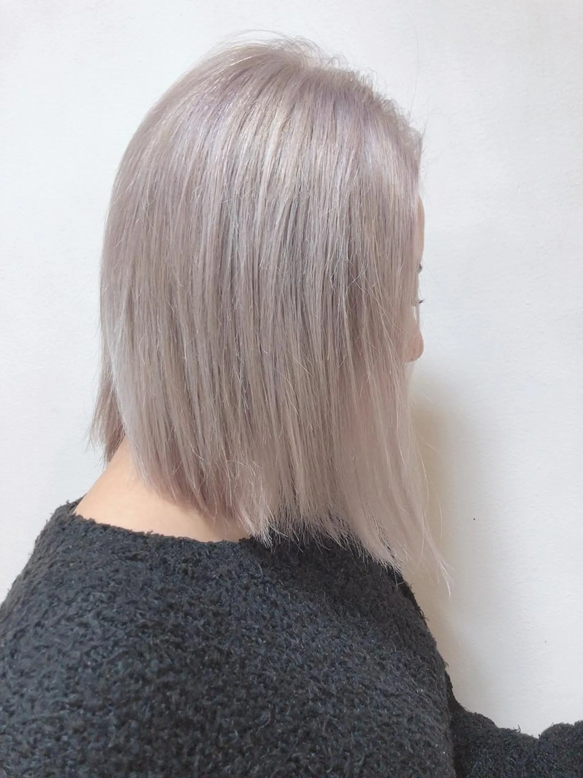 ミディアム ヘアカラー トリートメント レイヤー/ハッシュ 渋谷/サッタのヘアスタイル