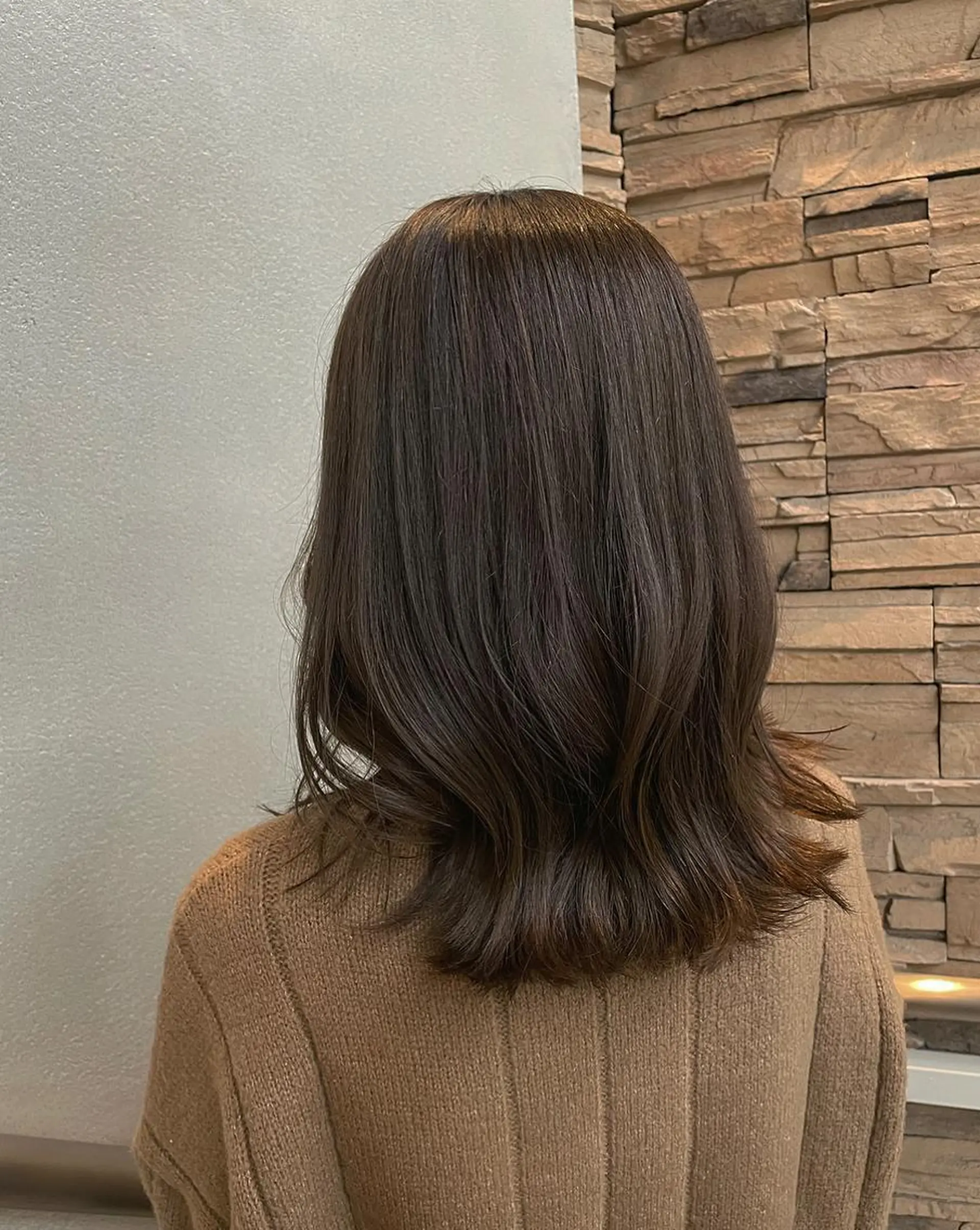 ミディアム カラー ベージュカラー オリーブベージュ 沖縄/ヘアアレンジ /ナカノのヘアスタイル