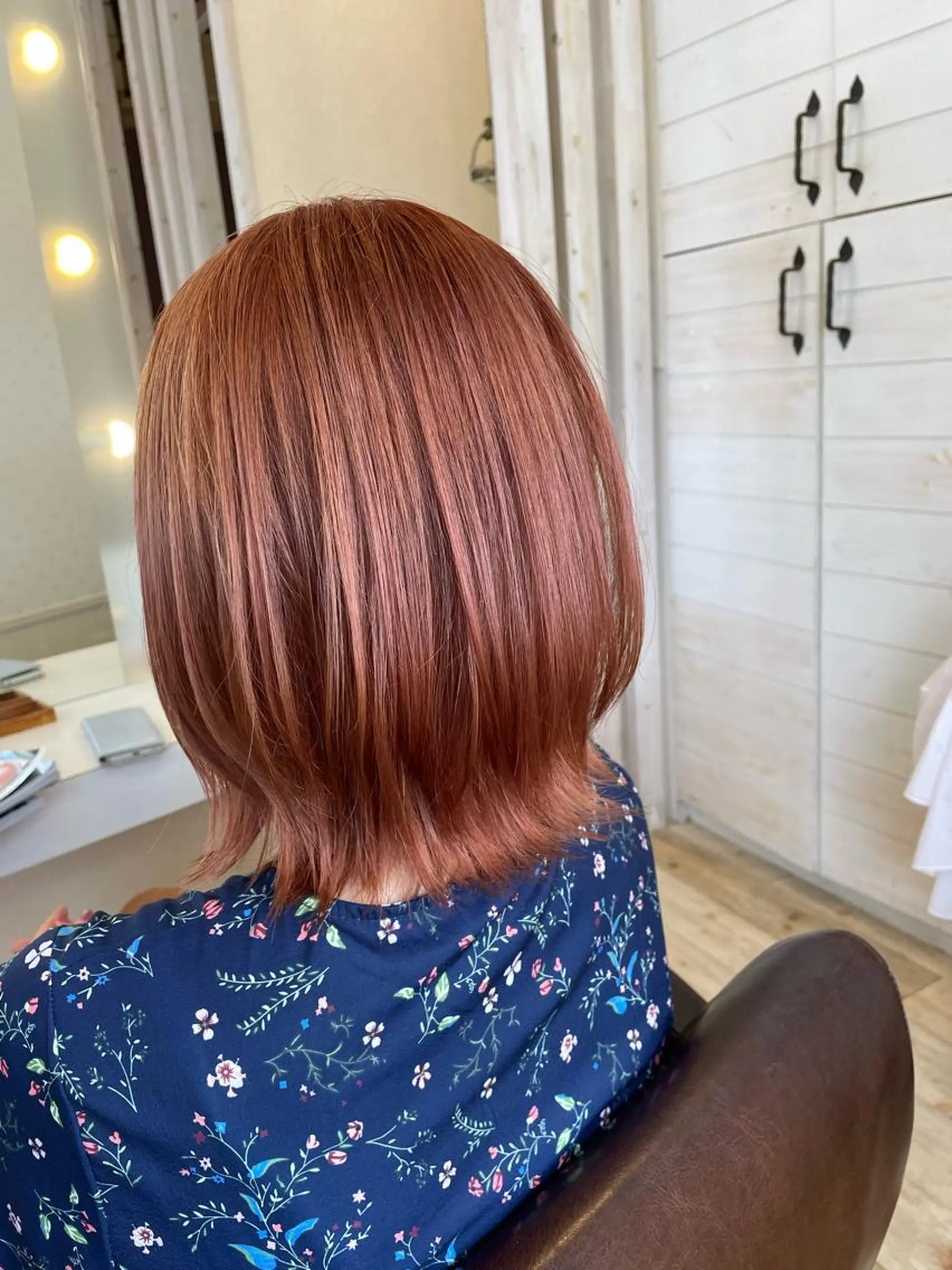 セミロング カラー ベージュカラー ブリーチ ケアブリーチ ダブルカラー ピンクカラー 東恩納 誠のヘアスタイル