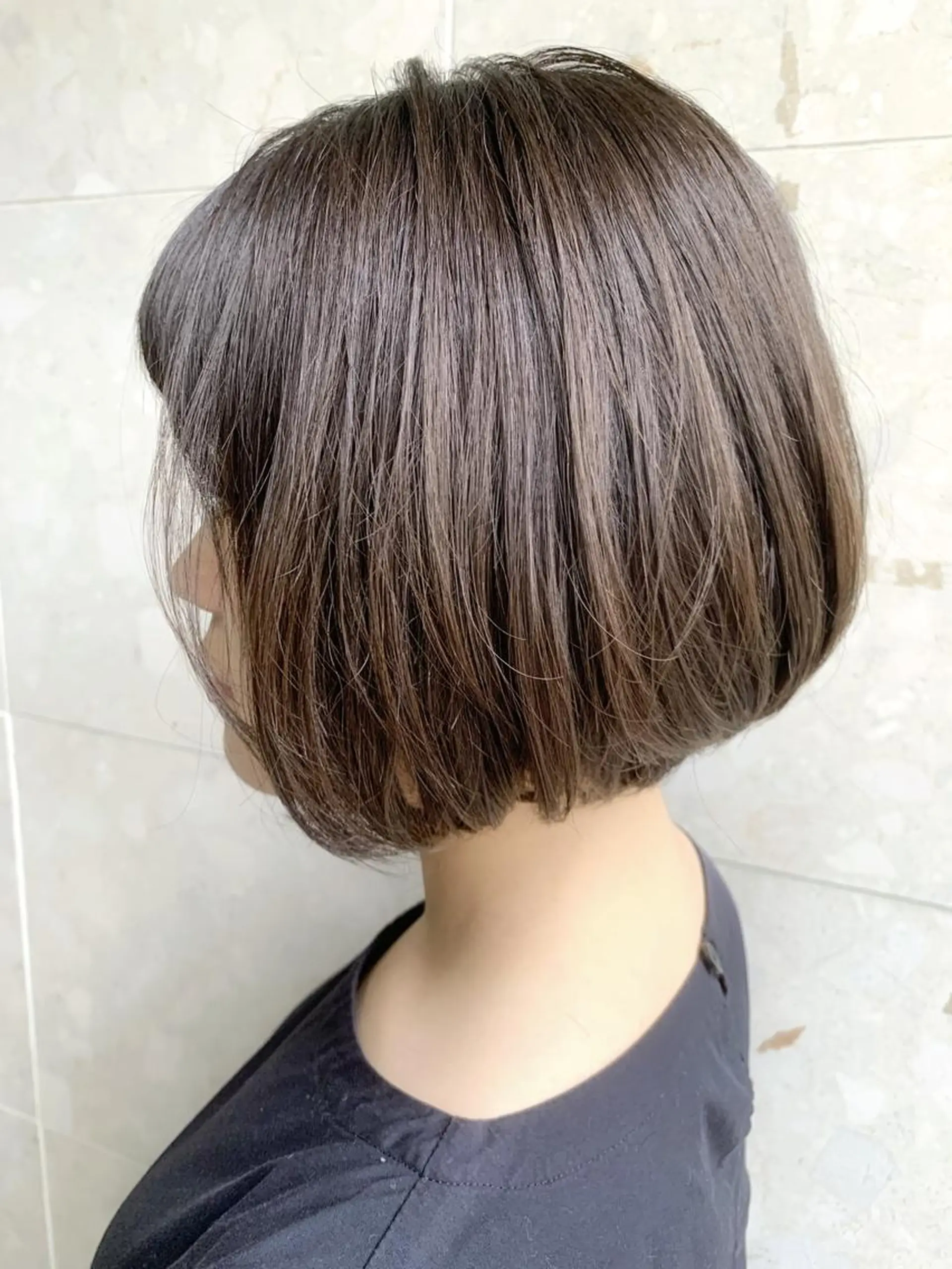 ショート カラー ボブ カット ヘッドスパ .iyu所属・吉祥寺小顔×ショート 🍋宮本大輔🍋のヘアスタイル