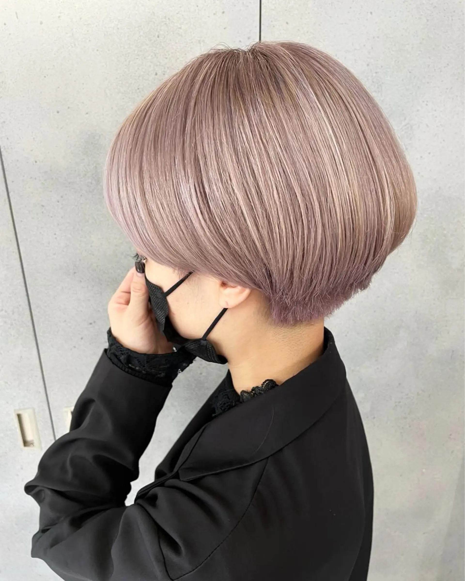 ショート カラー 骨格診断で絶対可愛い ✨丸みショート✨凌弥のヘアスタイル