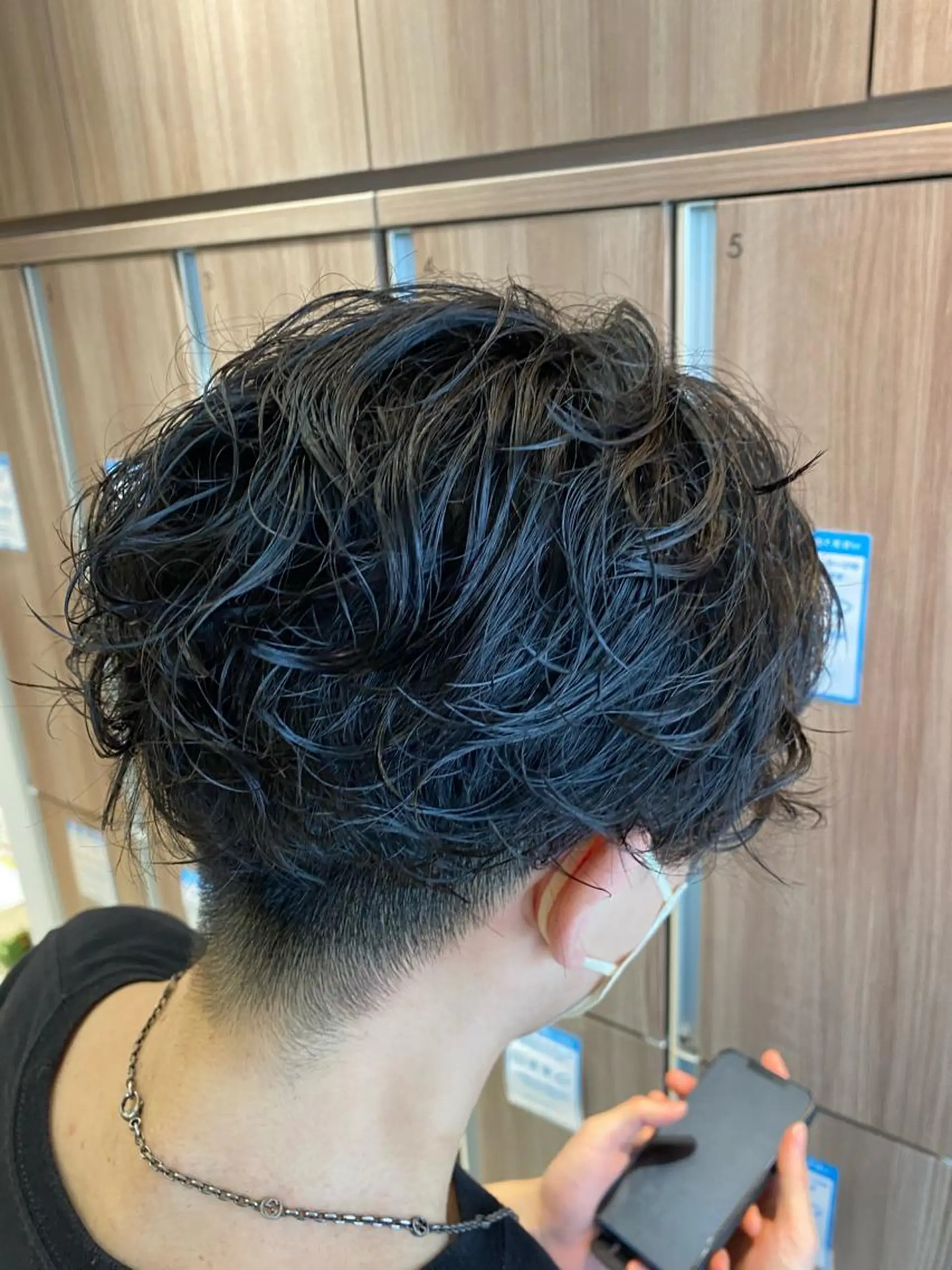 パーマ メンズ カット パーマ 佐々木 拓海のヘアスタイル