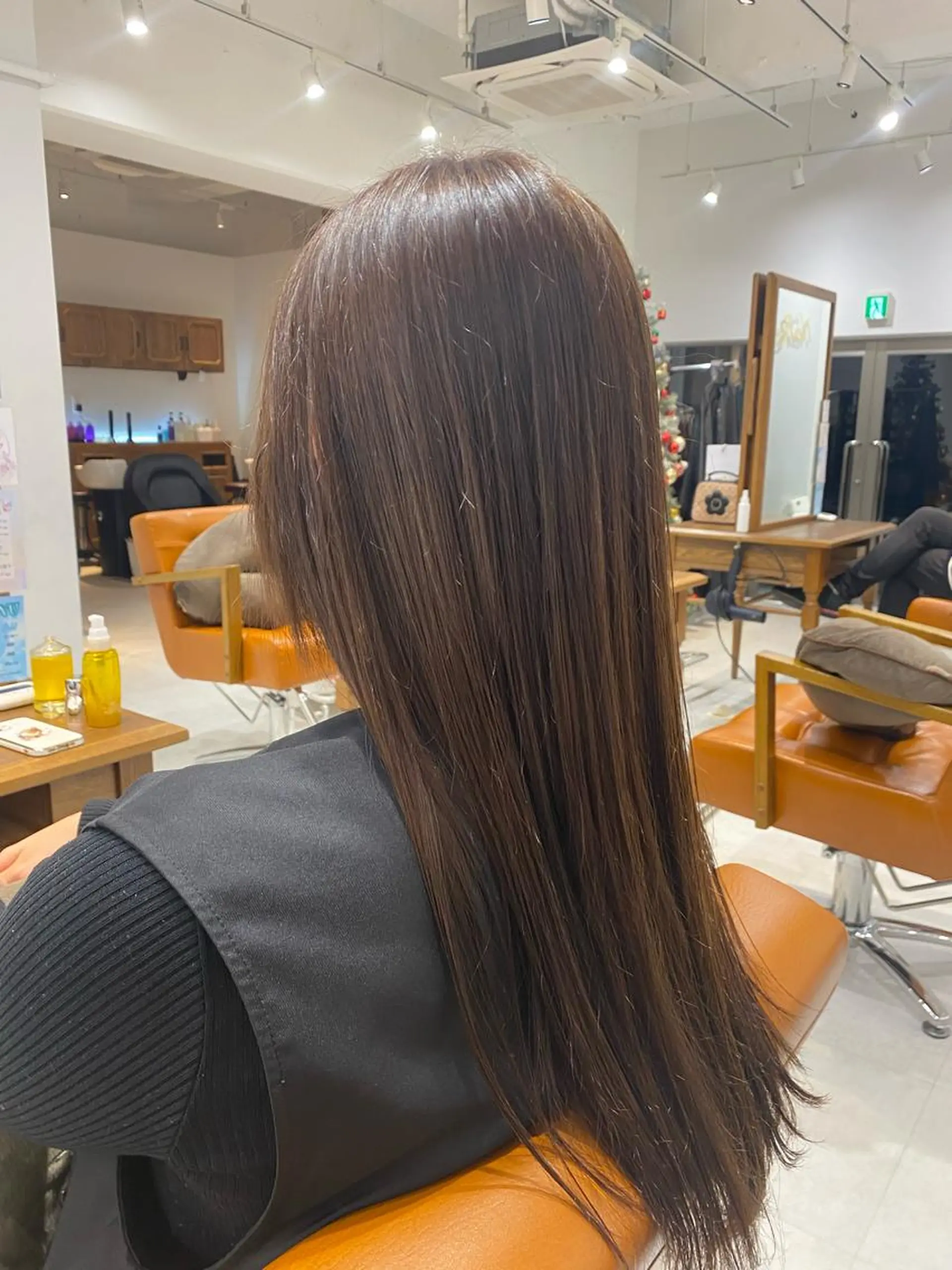 ロング カラー 山﨑 燦人のヘアスタイル