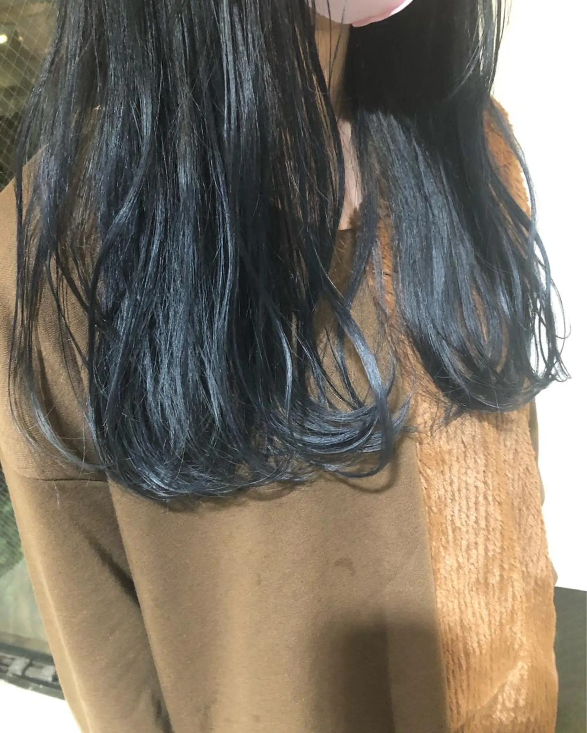 ロング カラー ヘアアレンジ ブルーカラー ヘアカラー メンズ特化✂️栗原 侑也のヘアスタイル