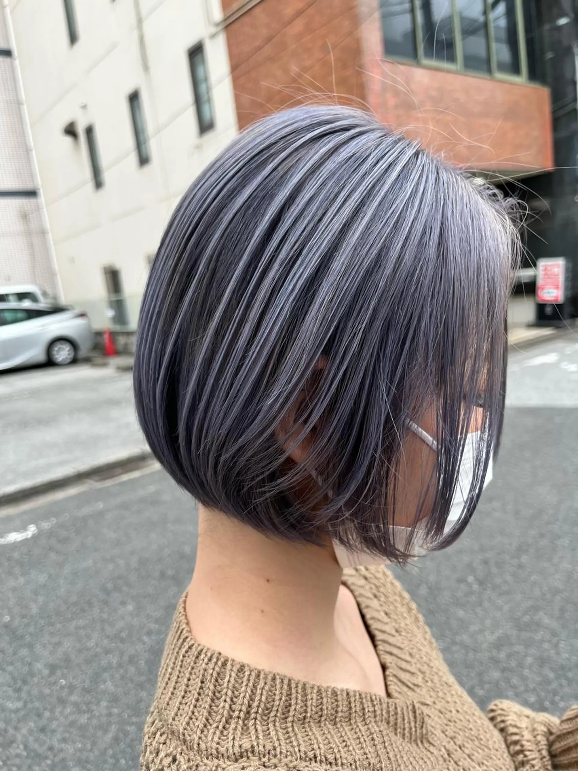 ミディアム カラー Tsuyoki .のヘアスタイル