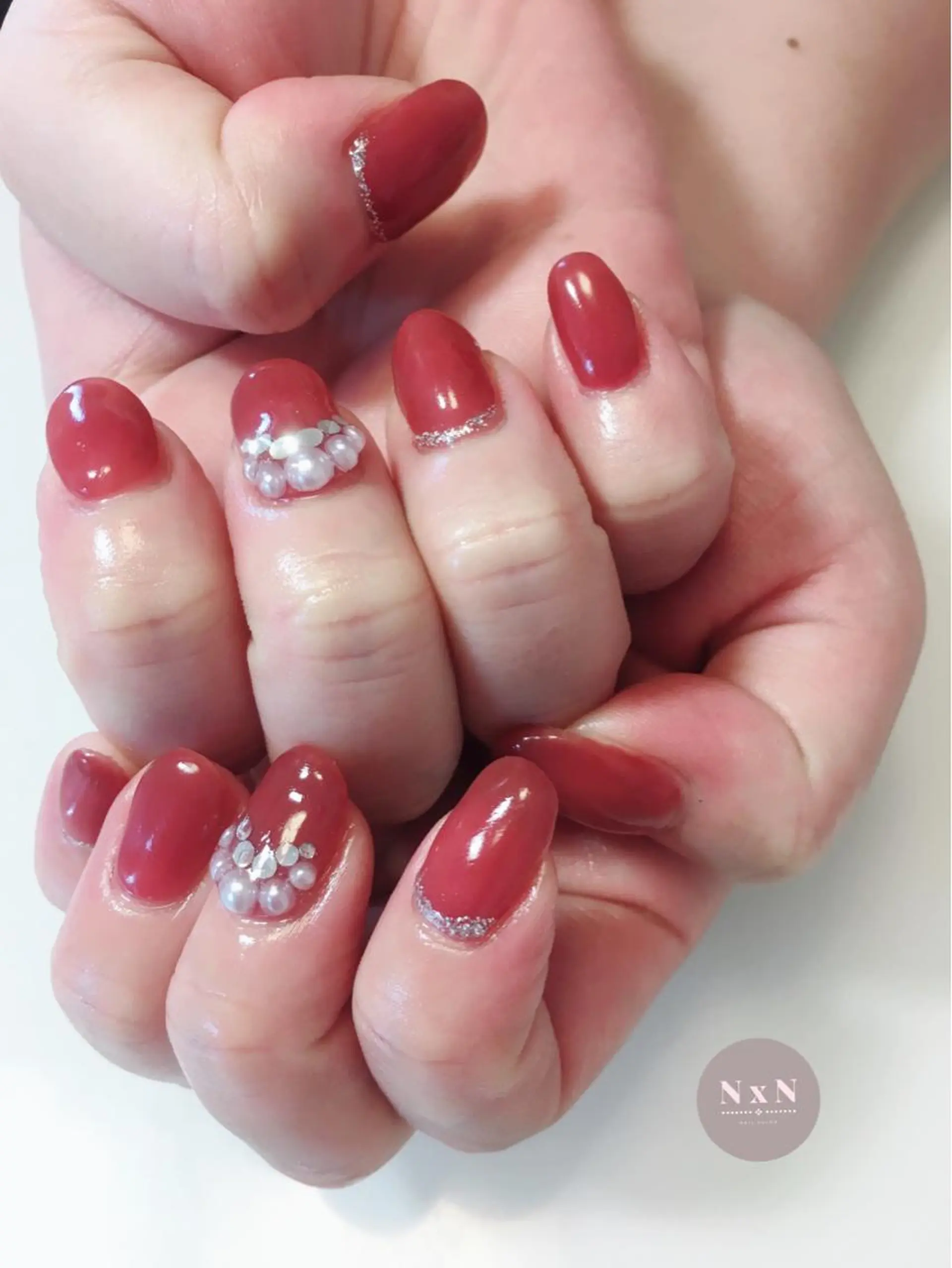ネイル ジェルネイル ぷっくりネイル nail salon N×Nのネイルデザイン