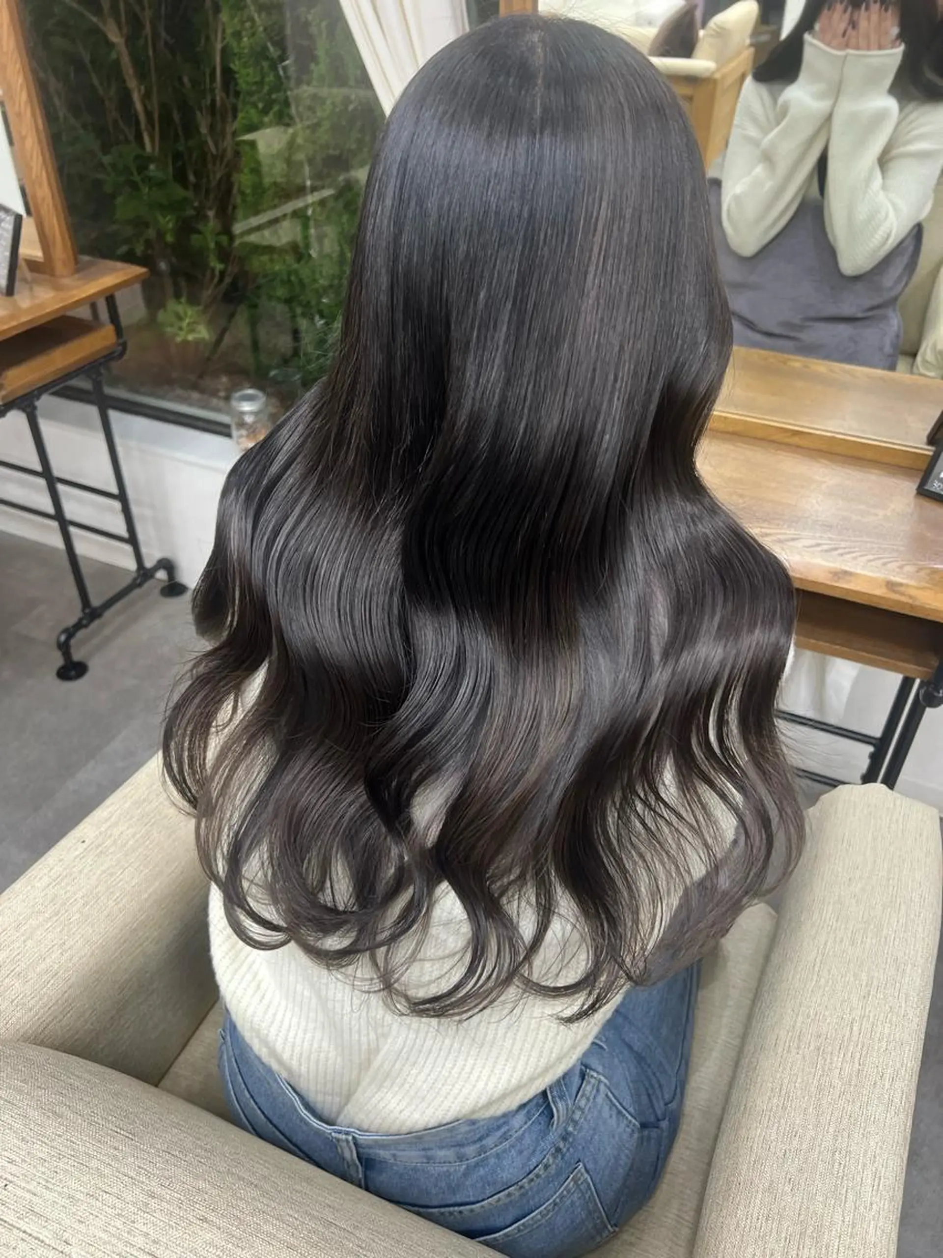 ロング ヘアカラー トリートメント たかはし るなのヘアスタイル