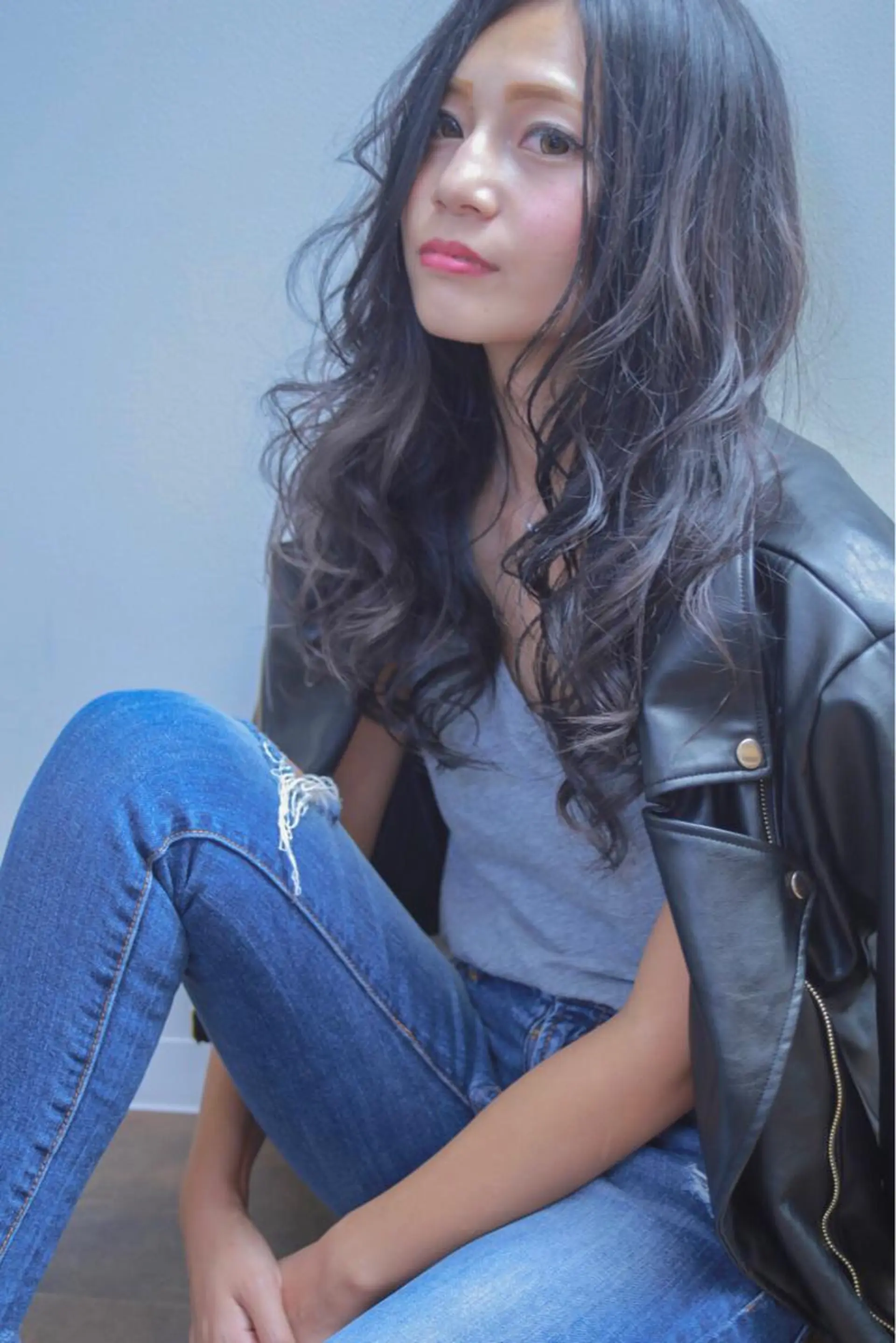 ロング 伊藤 裕貴のヘアスタイル