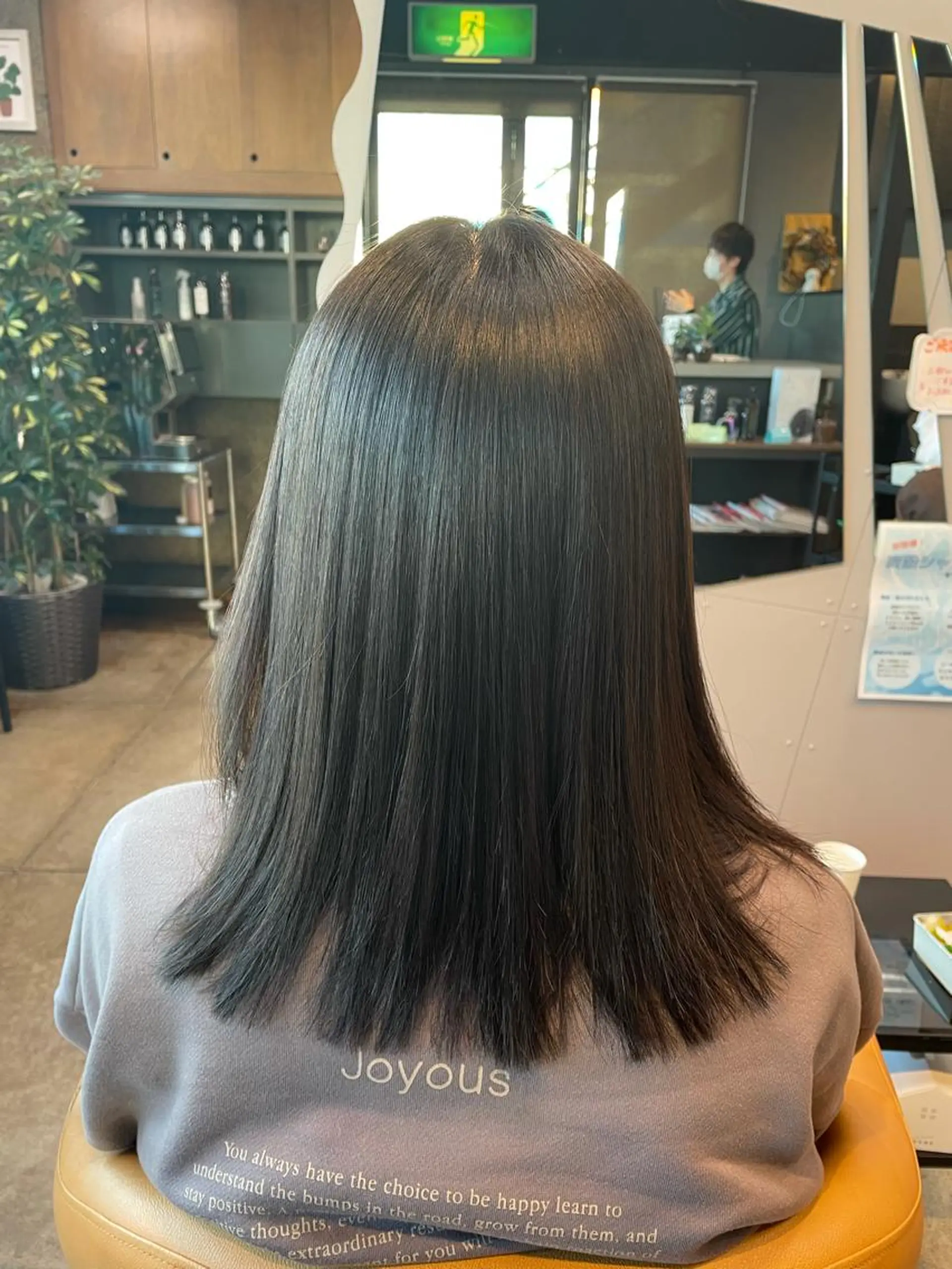 ミディアム 縮毛矯正 山本 大智のヘアスタイル