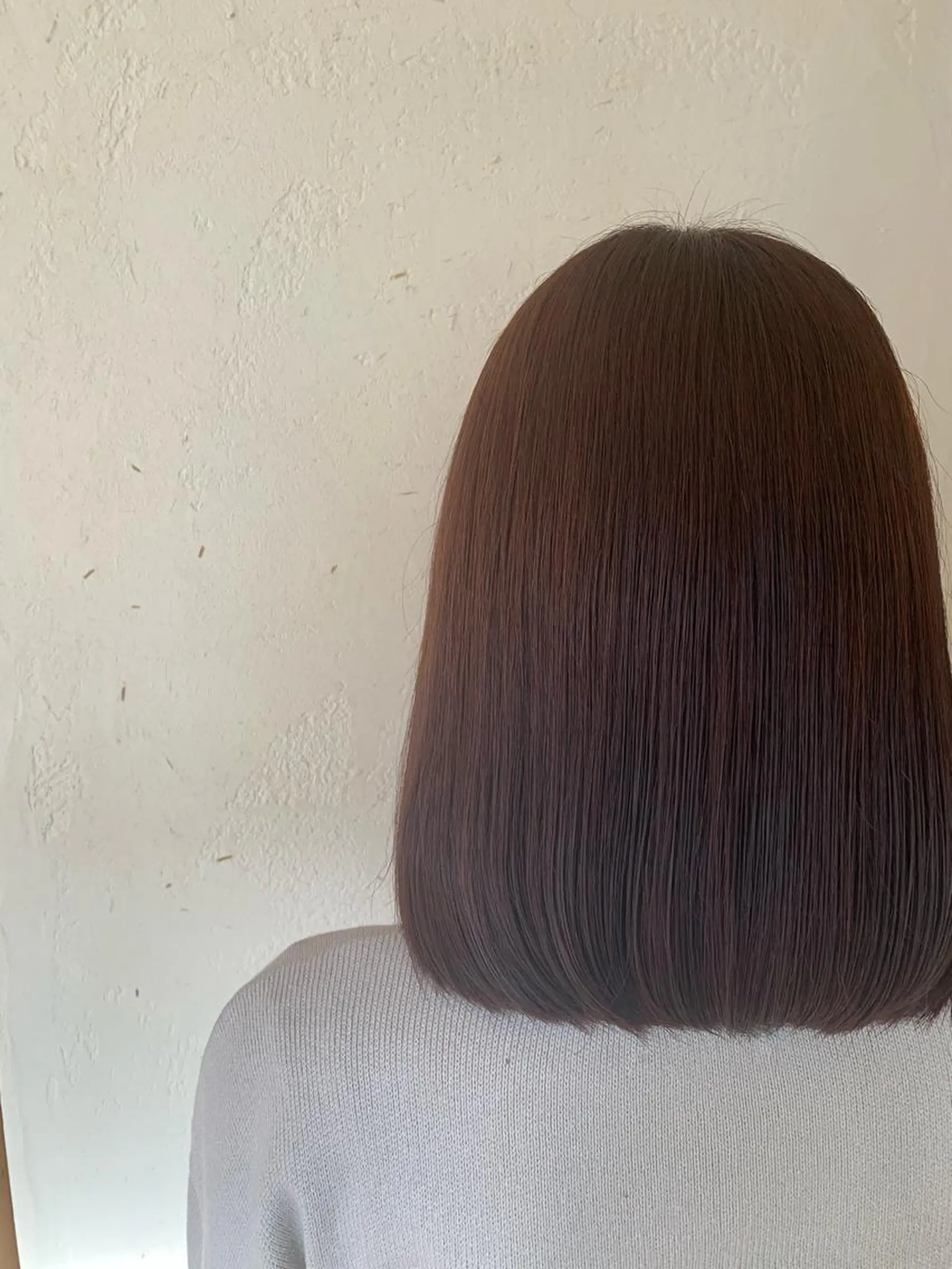 ミディアム 近鉄奈良 カラー　うのさくらのヘアスタイル