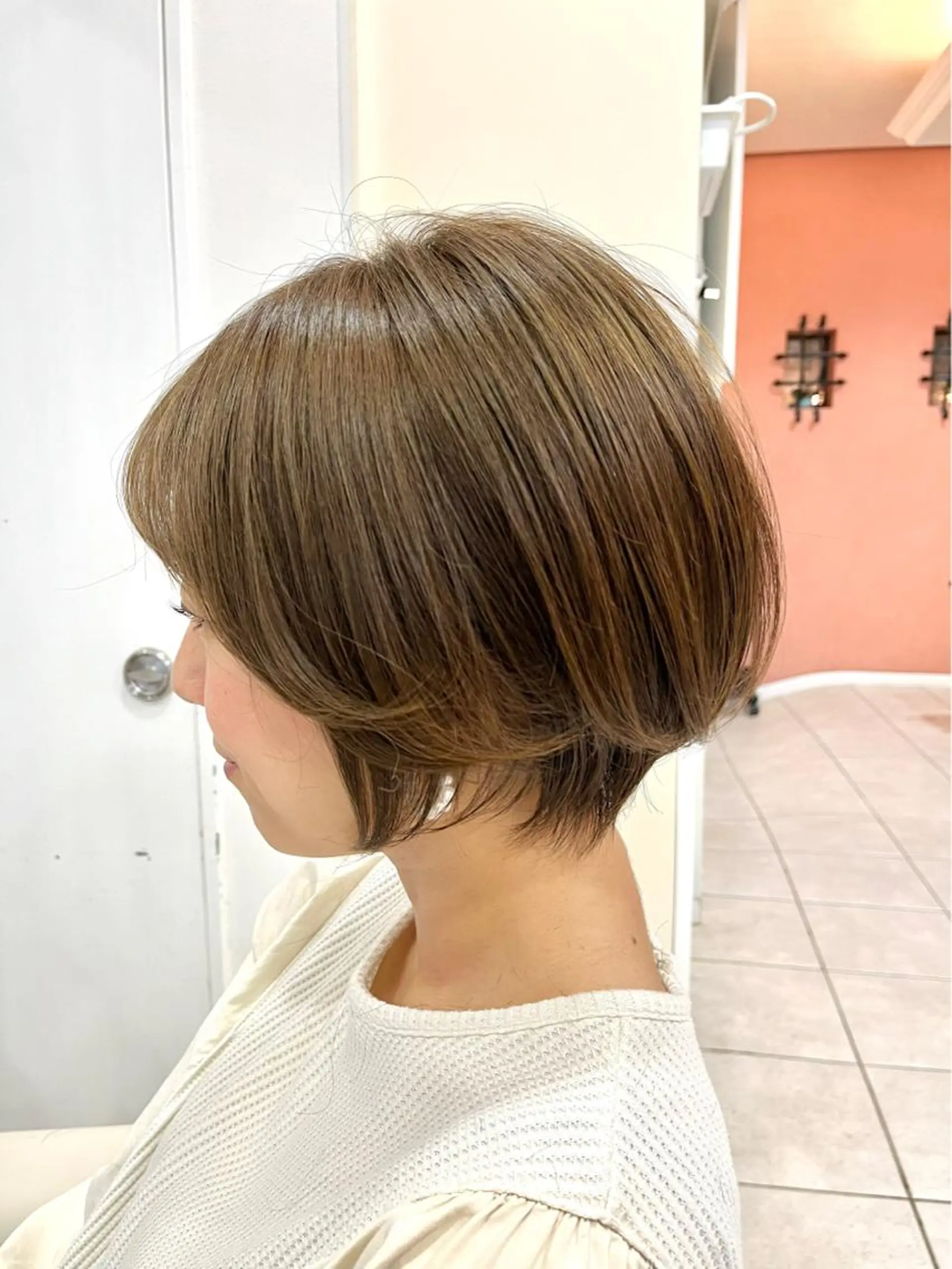 ショート ショートボブ ハンサムショート ボブ くびれヘア ハイライト カット ヘアカラー トリートメント ✨髪質改善・縮毛矯正 専門美容室マーベルのヘアスタイル