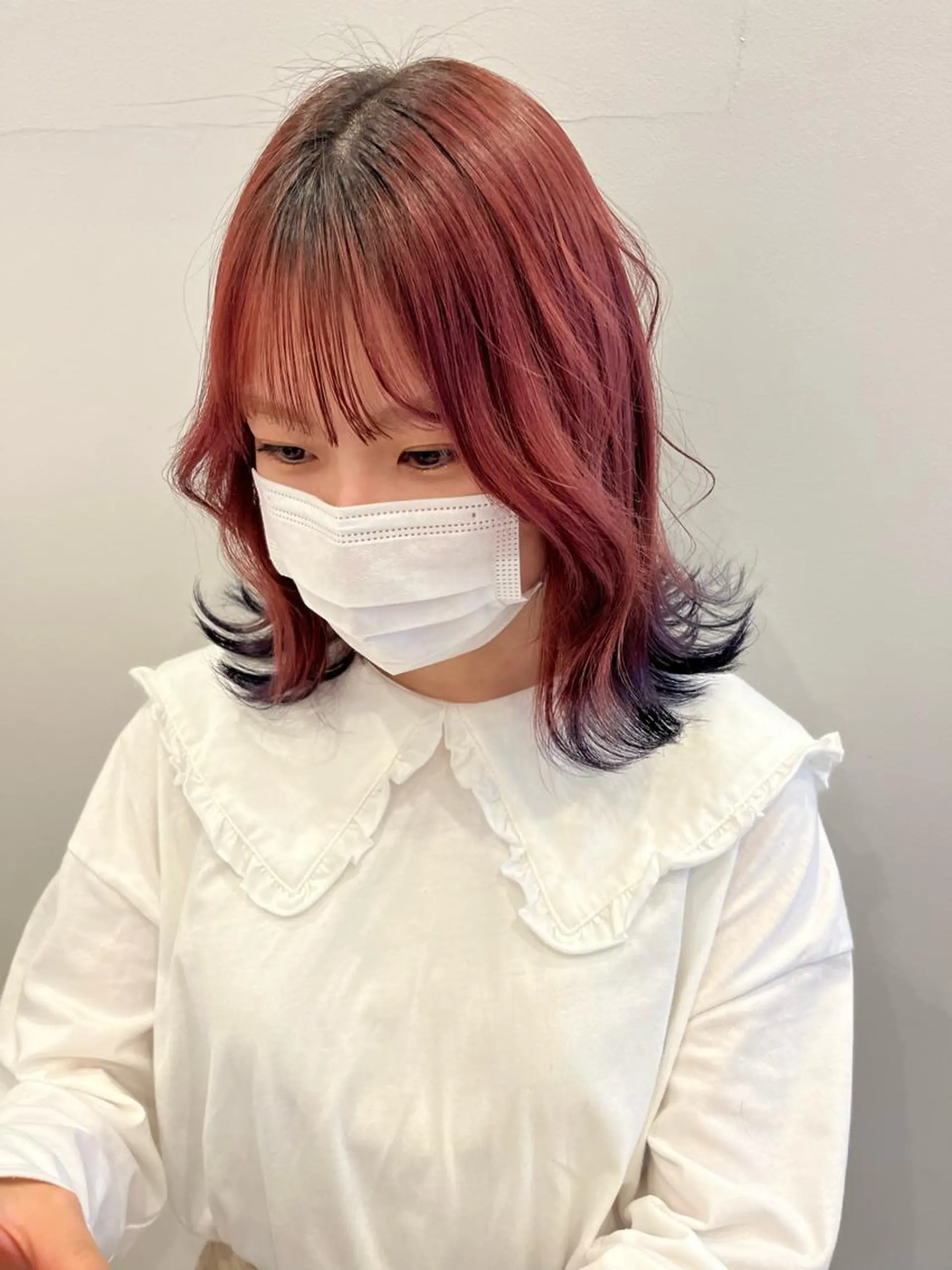 ミディアム カラー haruka 🩶のヘアスタイル