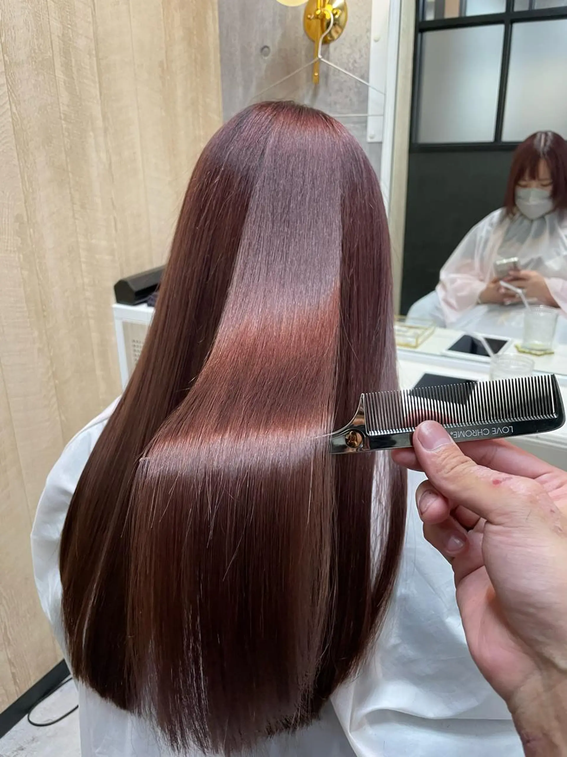 ロング カット ヘアカラー 縮毛矯正 トリートメント 断られる髪に答えを ♣️井上秀樹♠️のヘアスタイル