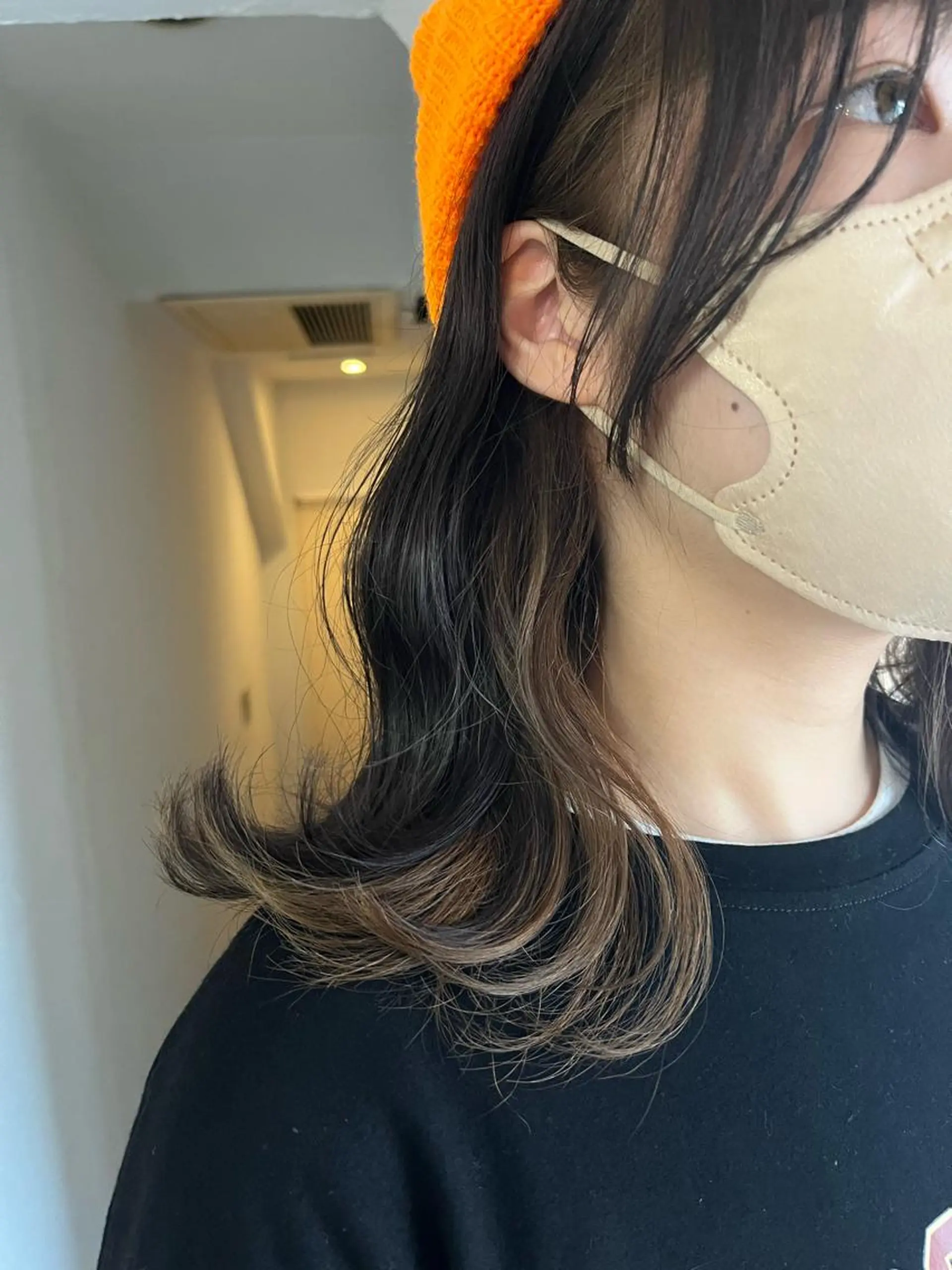 ミディアム カラー ヘアアレンジ インナーカラー SALOWIN恵比寿所属・ヘッドスパで脳を 整える✨chacoのヘアスタイル