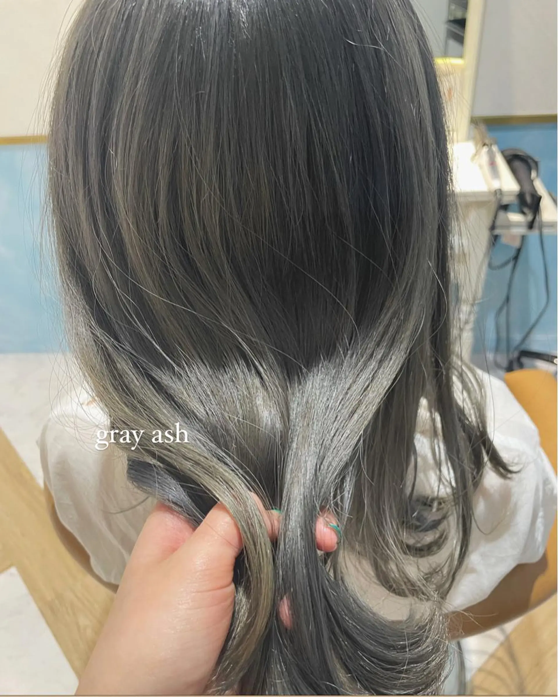 ミディアム アッシュ ace share salon所属・Yurina 💖透明感カラー💖のヘアスタイル