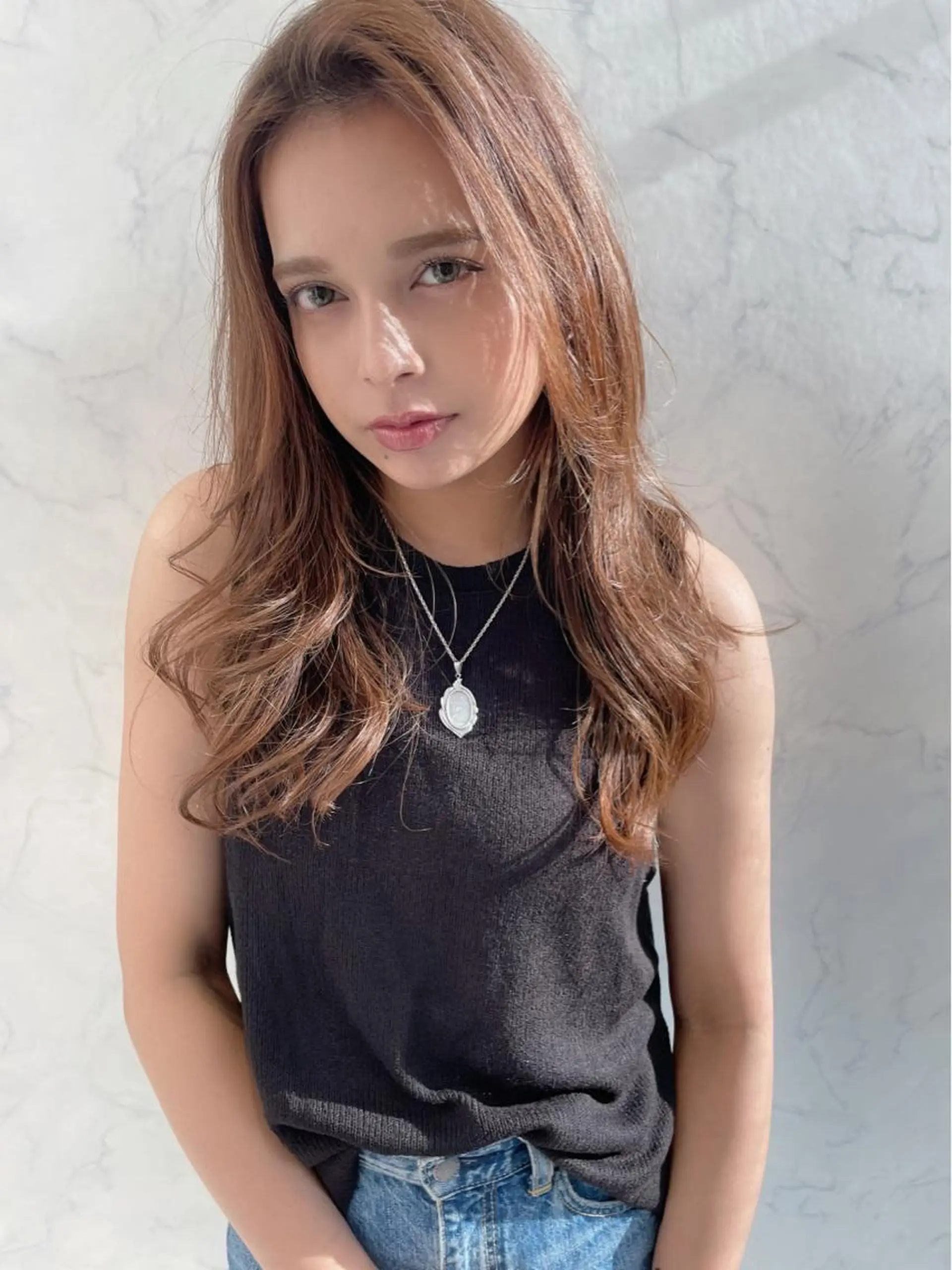 ロング カット ヘアカラー チダアキフミ Ash大森のヘアスタイル